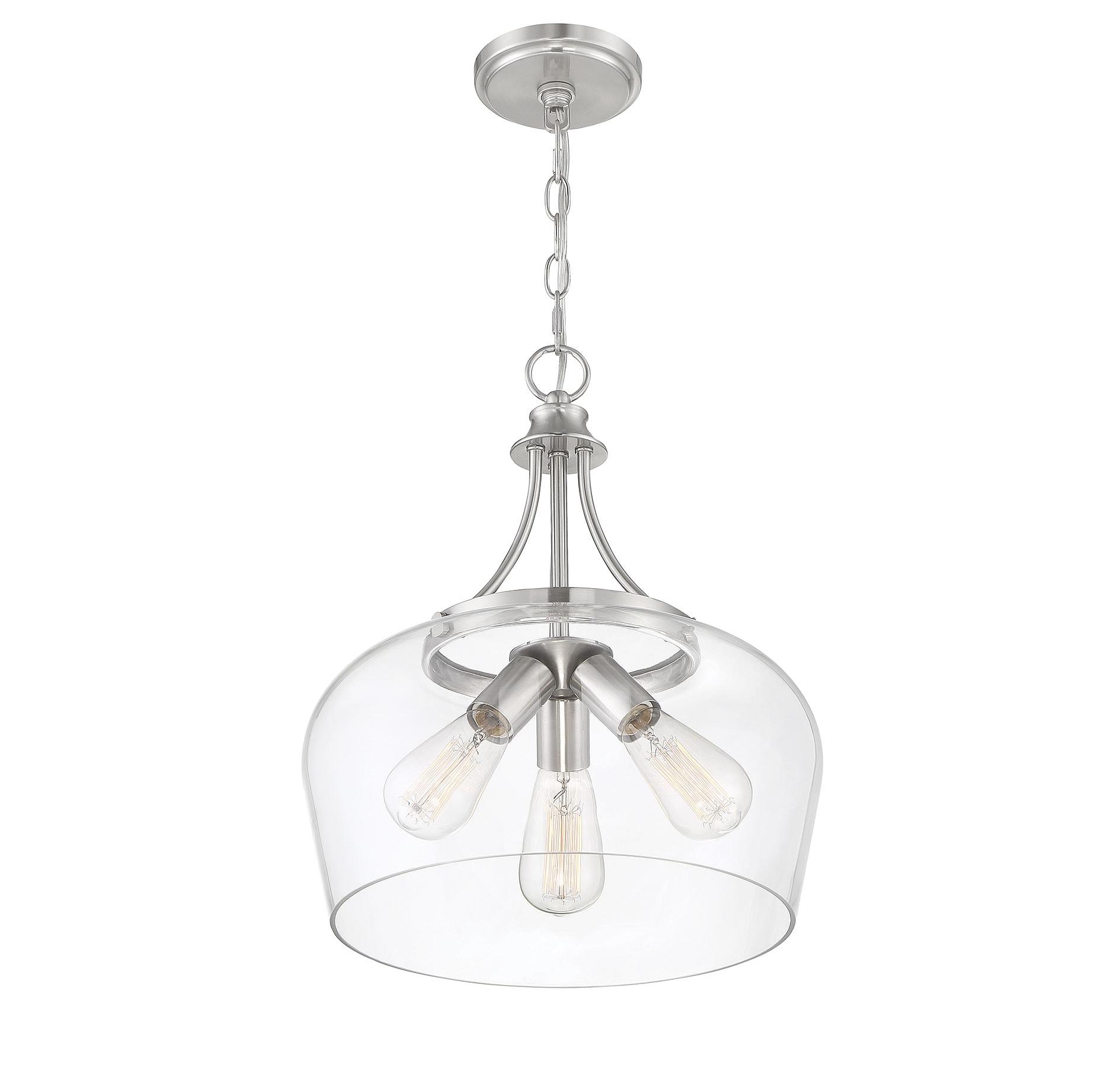 Savoy House Octave 3 - Light Pendant in  Satin Nickel