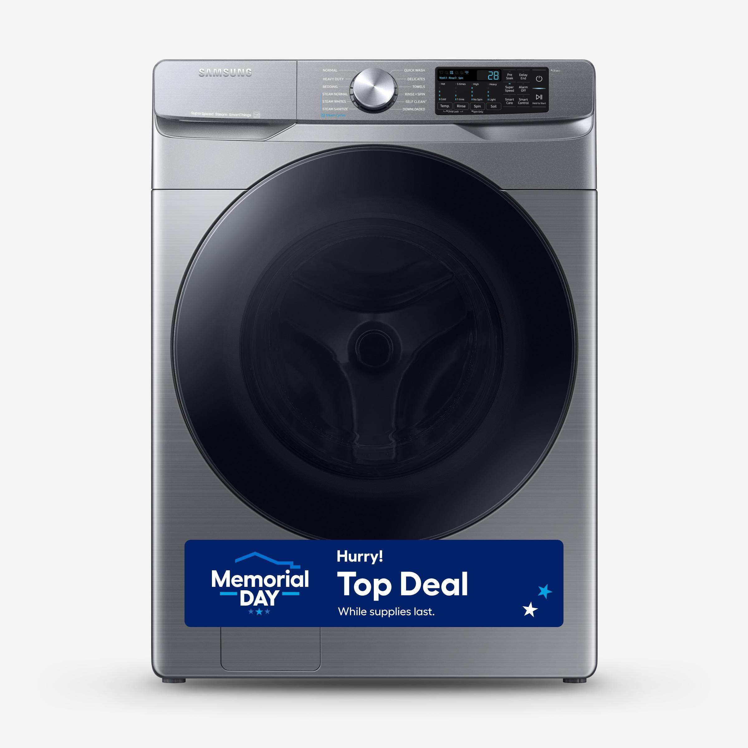 Samsung 4.5 cu. ft. Large Capacity Smart Front Load Washer with Super Speed Wash