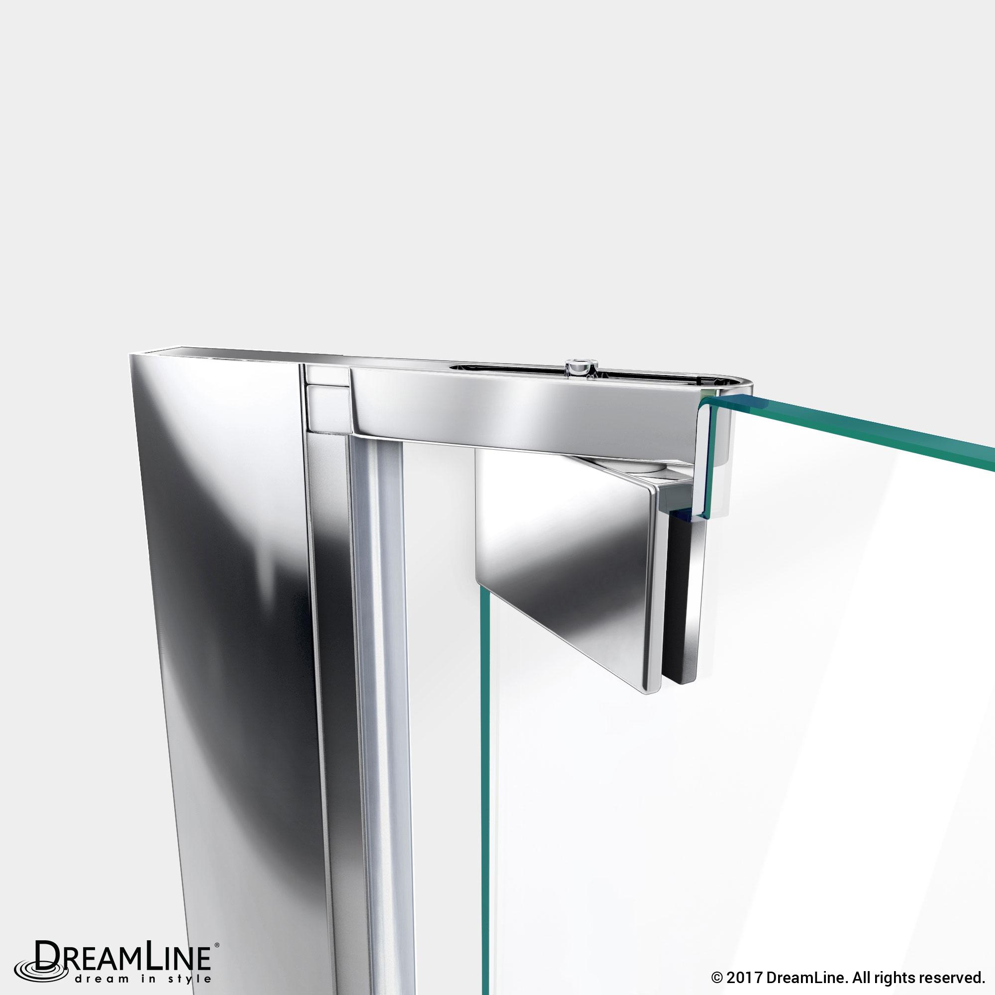 Elegance-LS 27" W x 72" H Pivot Frameless Shower Door with ClearMax™ Technology
