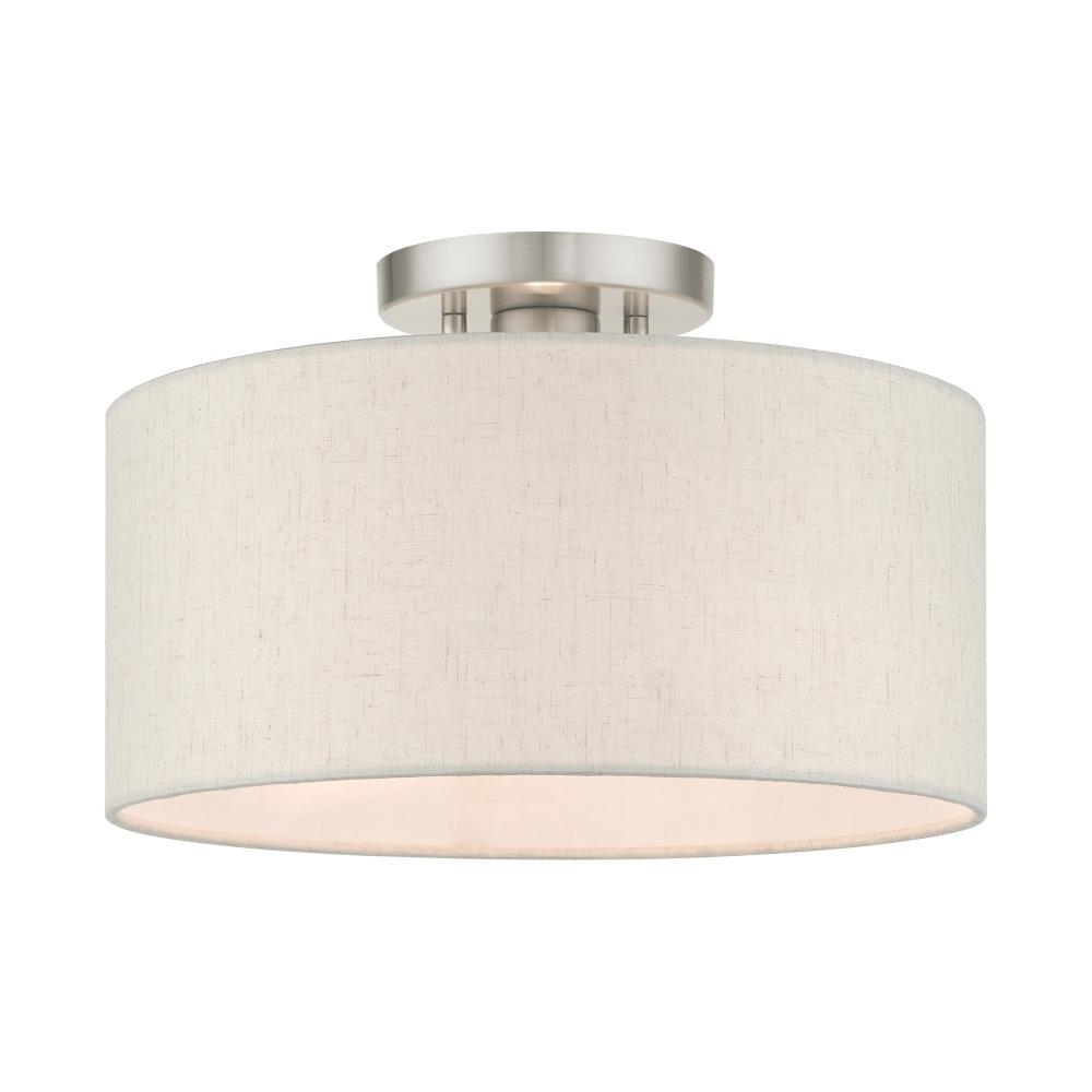 Darian Fabric Semi Flush Mount