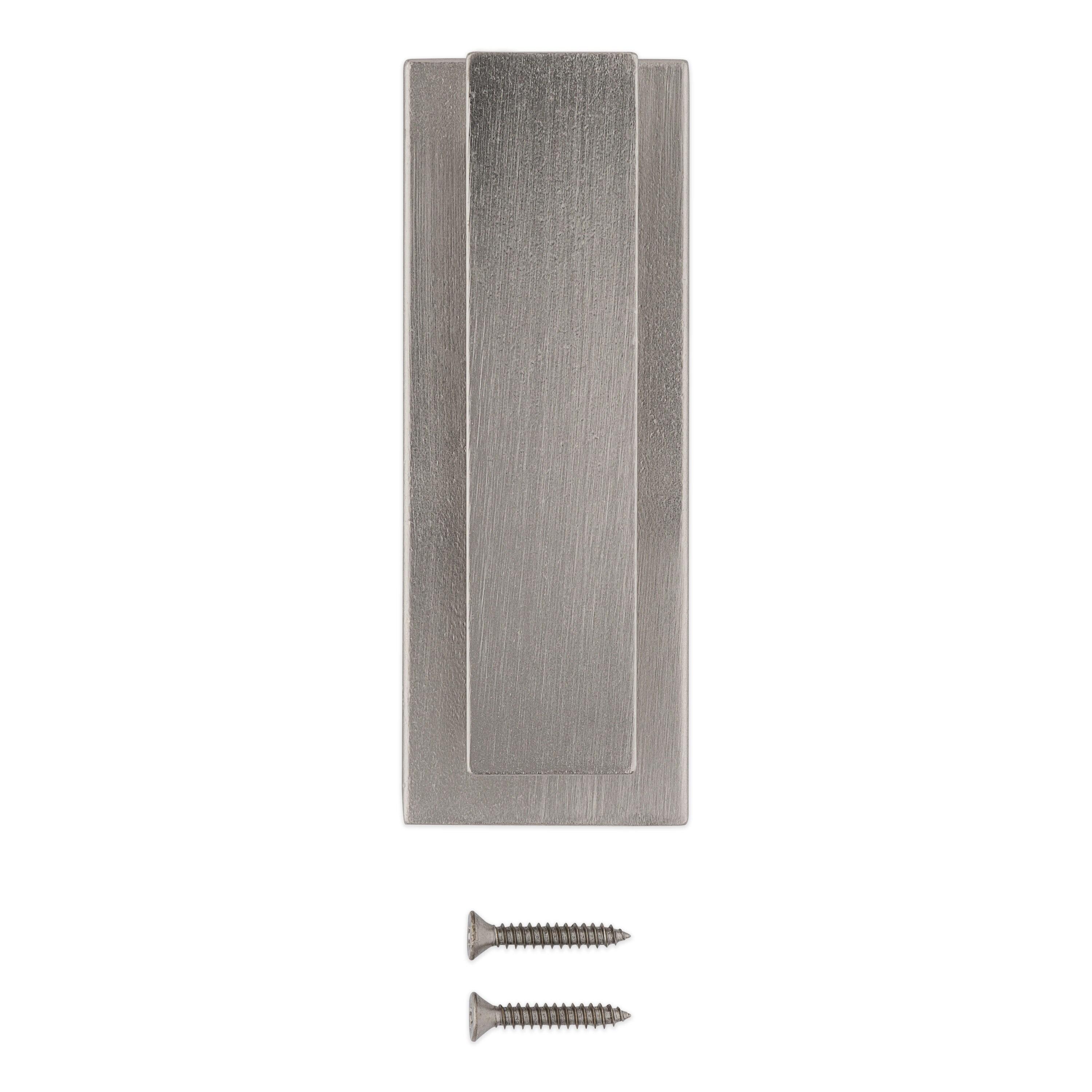 National Hardware - V1916 Reed Door Knocker - Satin Nickel