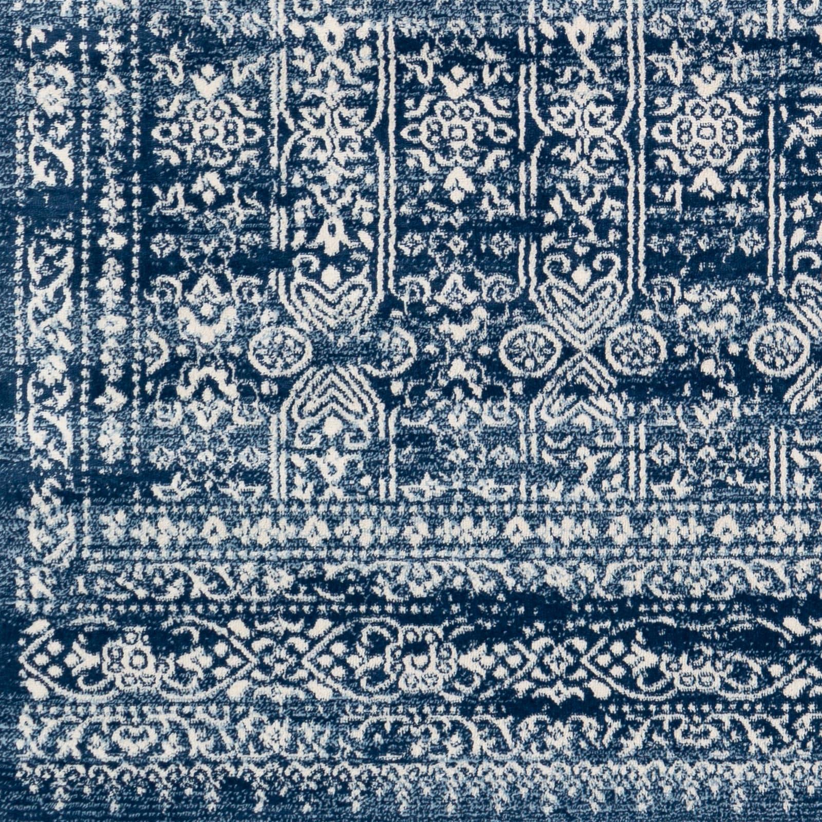 Livabliss Roma Vintage Oriental Area Rug,5'3" x 7'1",Dark Blue