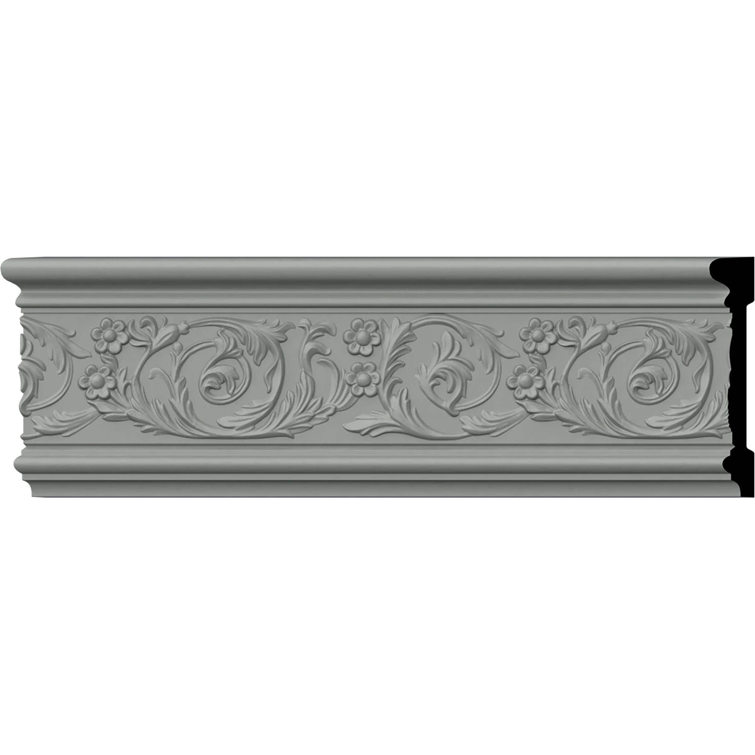 Ekena Millwork 6"H x 1 1/8"P x 94 1/2"L Kinsley Panel Moulding