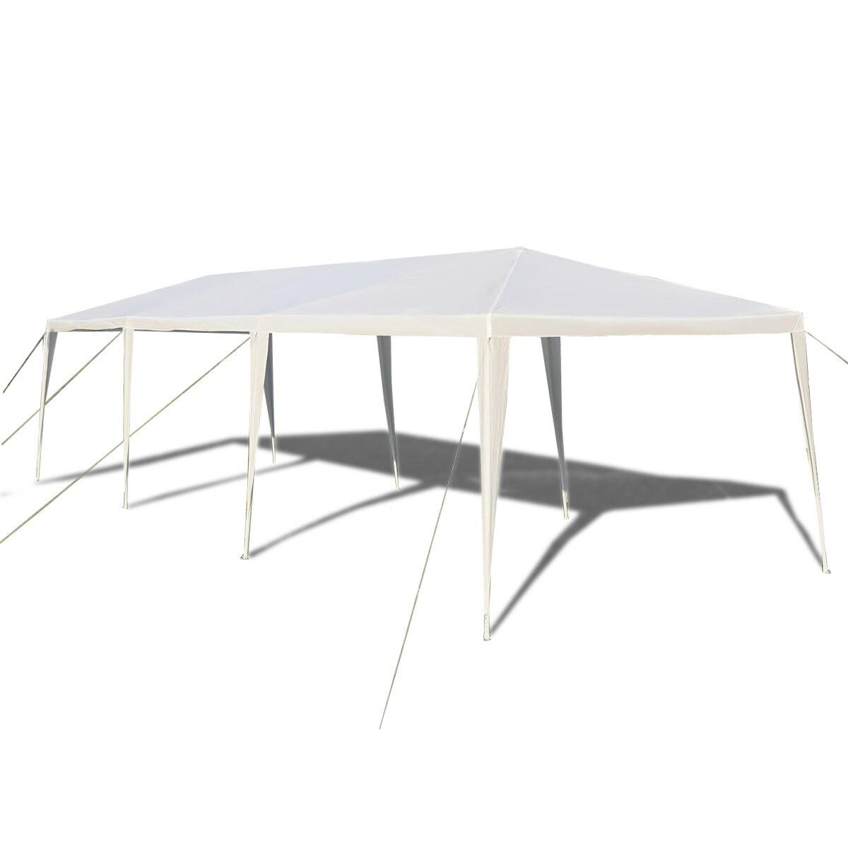 Costway 30 Ft. W x 10 Ft. D Steel Party Tent Canopy