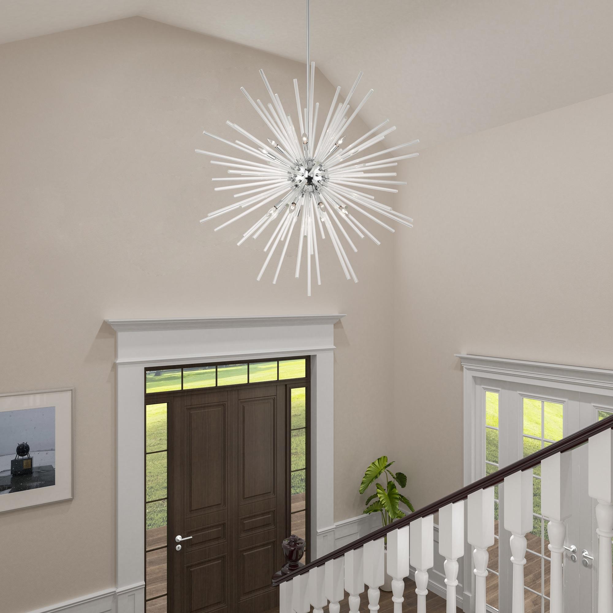 Livex Lighting Utopia 16 - Light Chandelier in  Polished Chrome