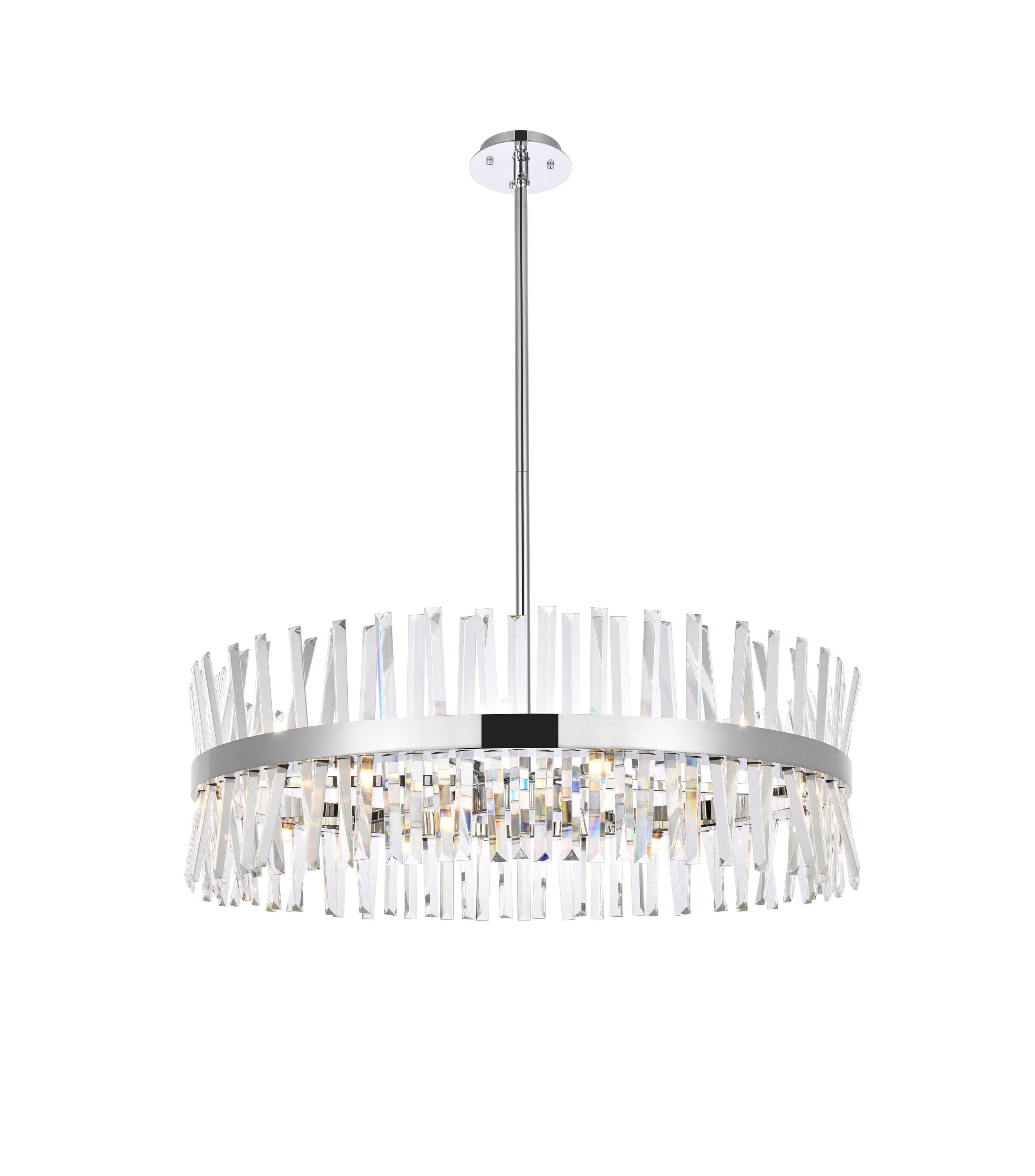 Elegant Lighting Serephina 16 - Light Chandelier in  Chrome
