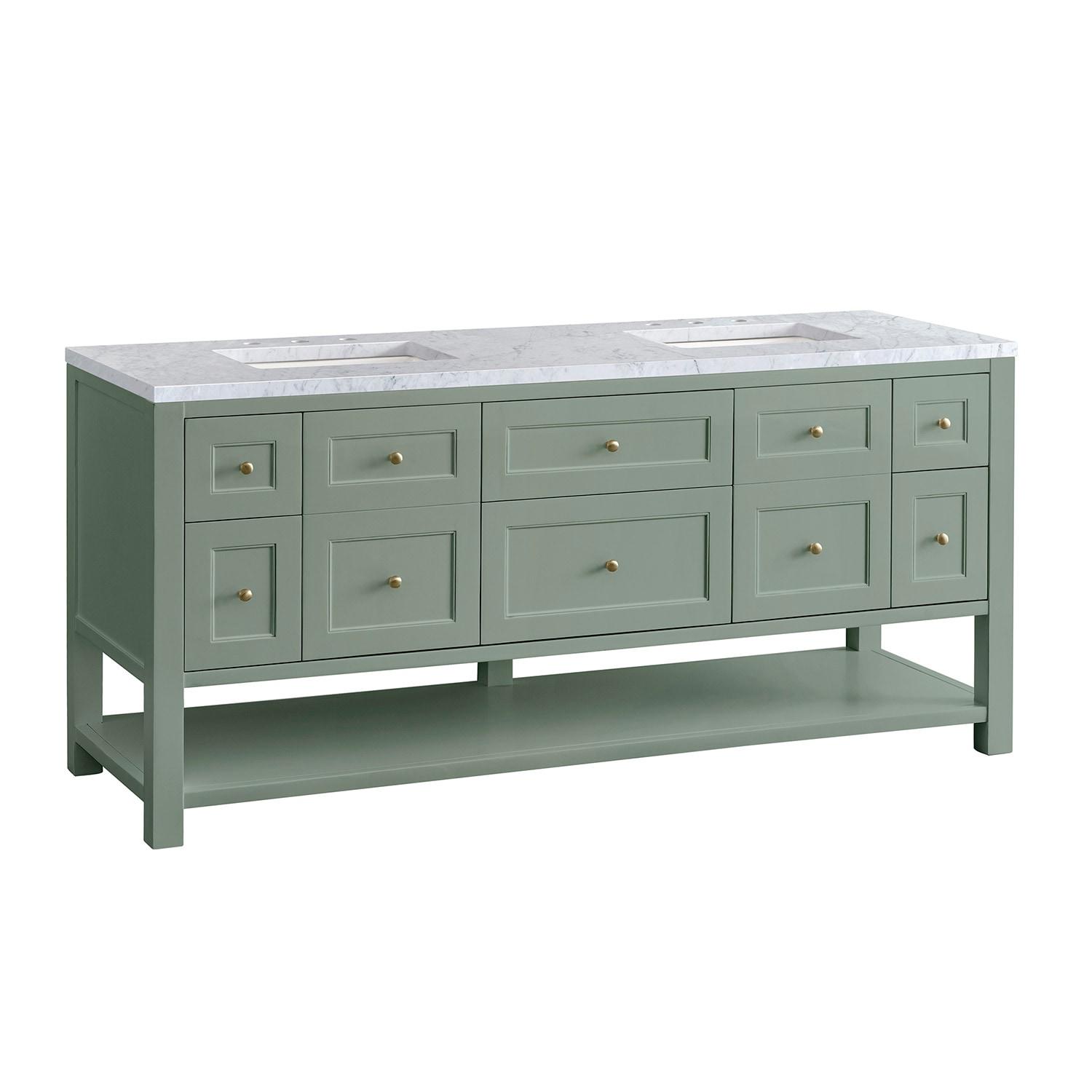 Breckenridge 72'' Double Bathroom Vanity with Top