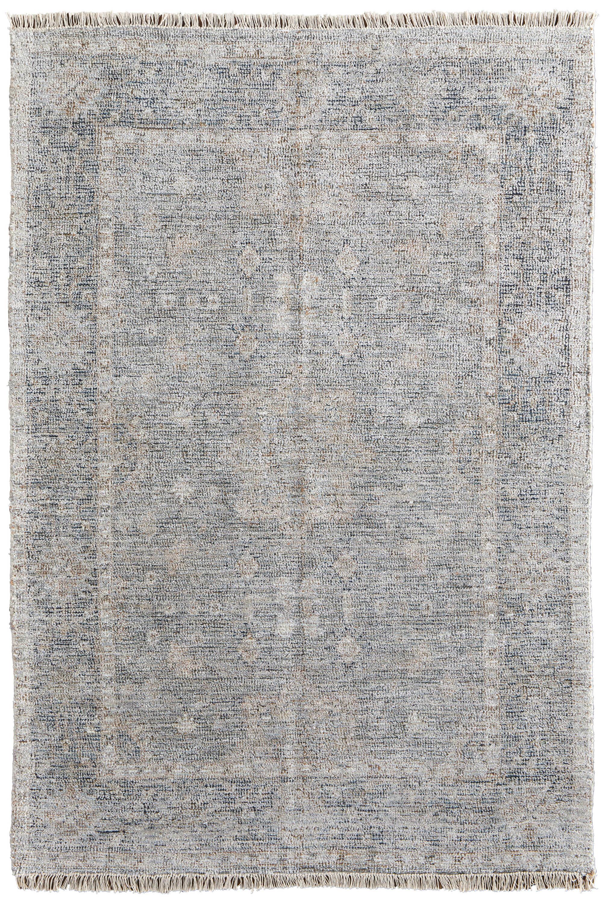 Caldwell Transitional Distressed Gray/Blue/Taupe Area Rug