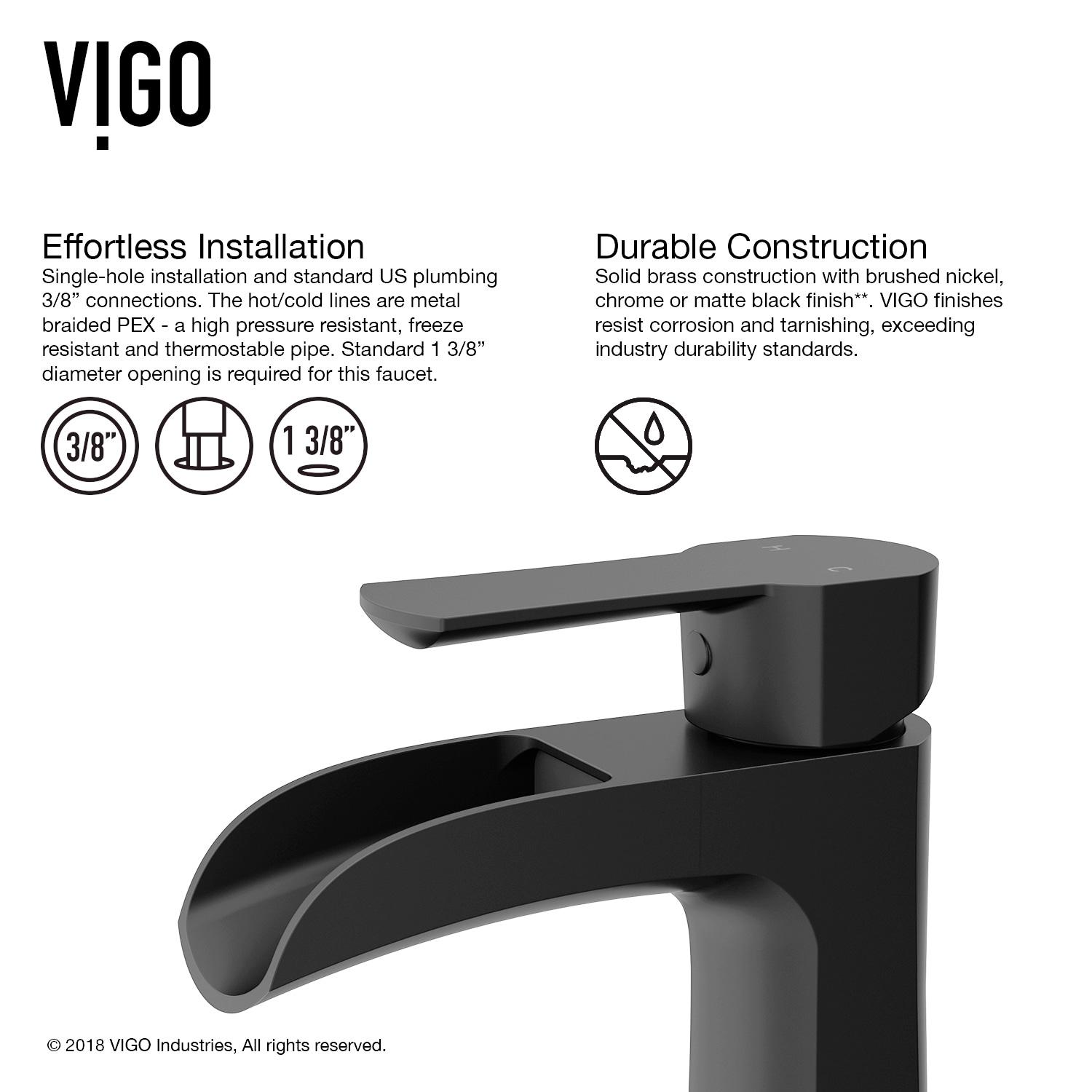 Paloma Single Hole Bathroom Faucet