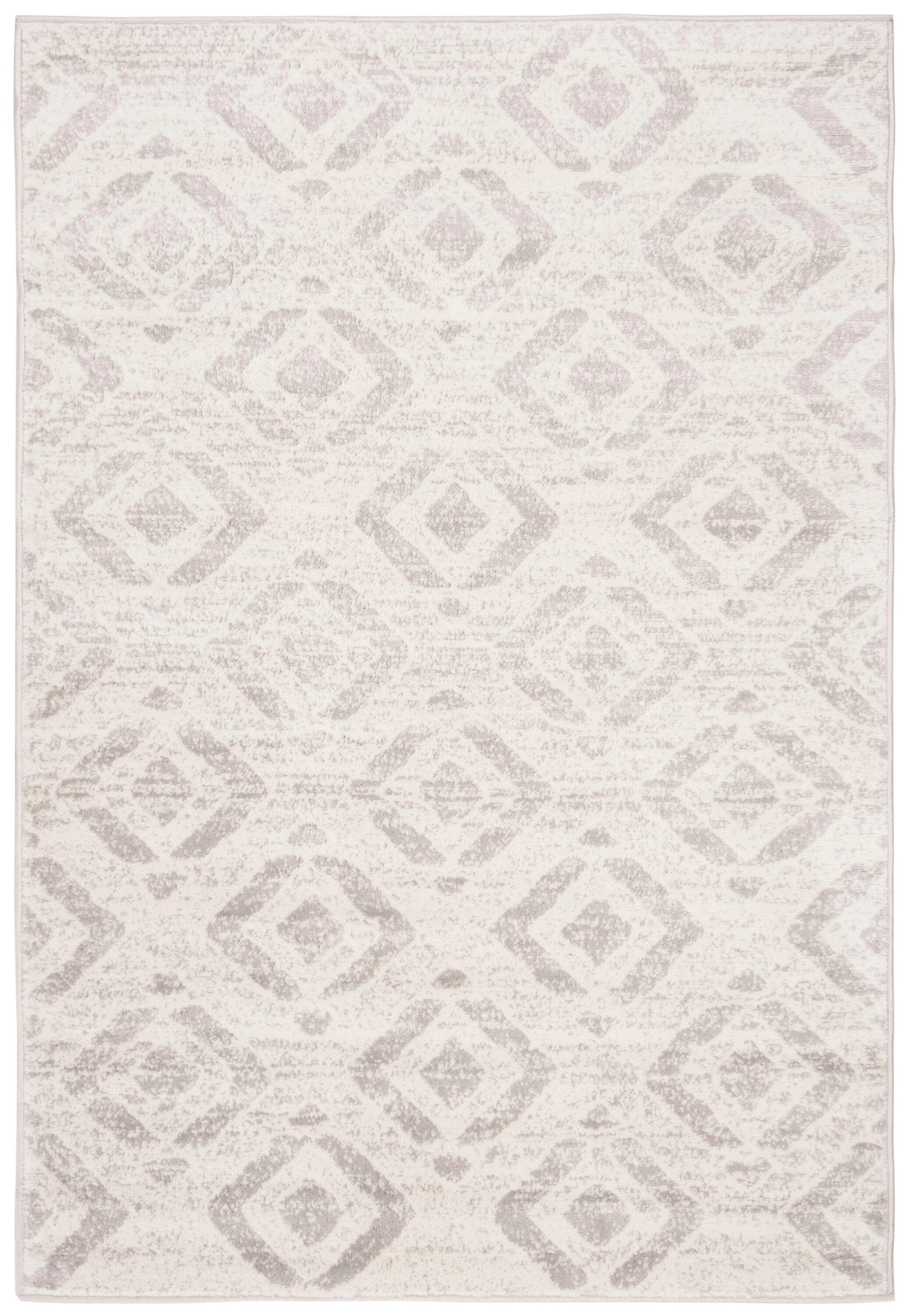 Skyler SKY190 Power Loomed Indoor Area Rug - Ivory/Grey - 4'x6' - Safavieh.