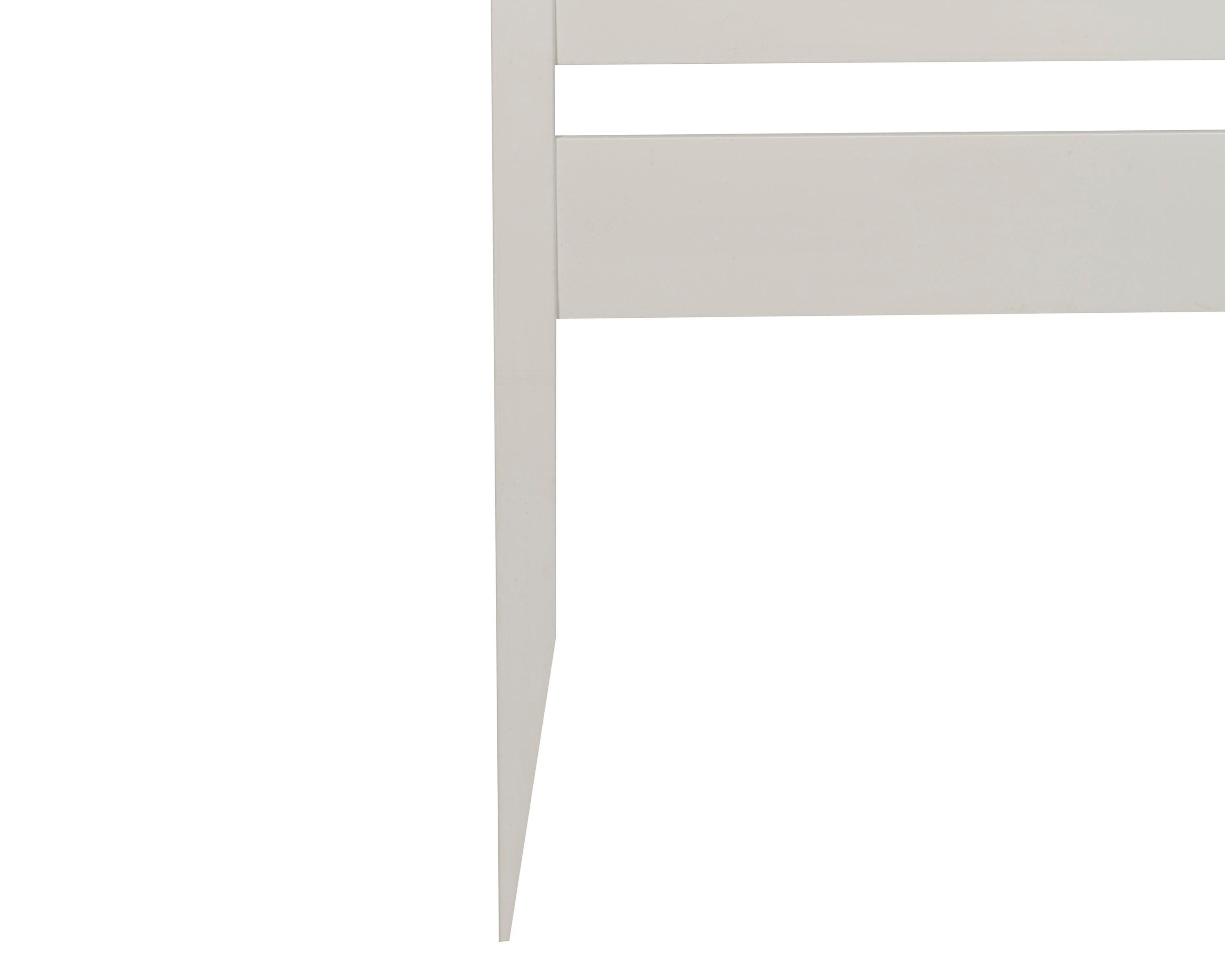 Zippity Outdoor Products 26in H x 24in W (3 Panels) No Dig Zippity Maui Fence Kit, Charcoal Color WoodTek Vinyl Fence Panel, Temporary Outdoor Border for Garden, Easy Install DIY Fence for Backyard, Patio, & Deck, ZP19066