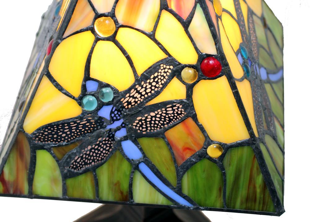 Amora Lighting Tiffany Metal Table Lamp