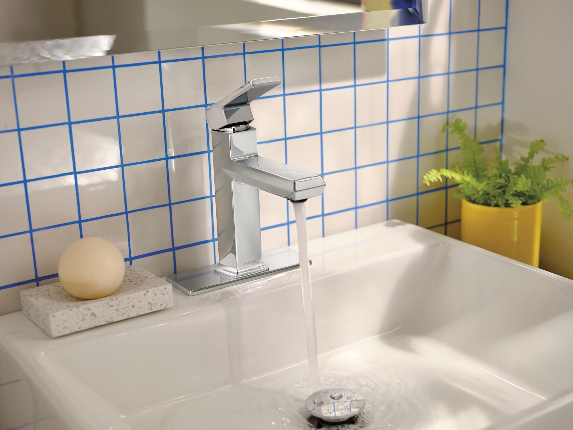 Neese Single Hole Bathroom Faucet with Push Down Drain Assembly