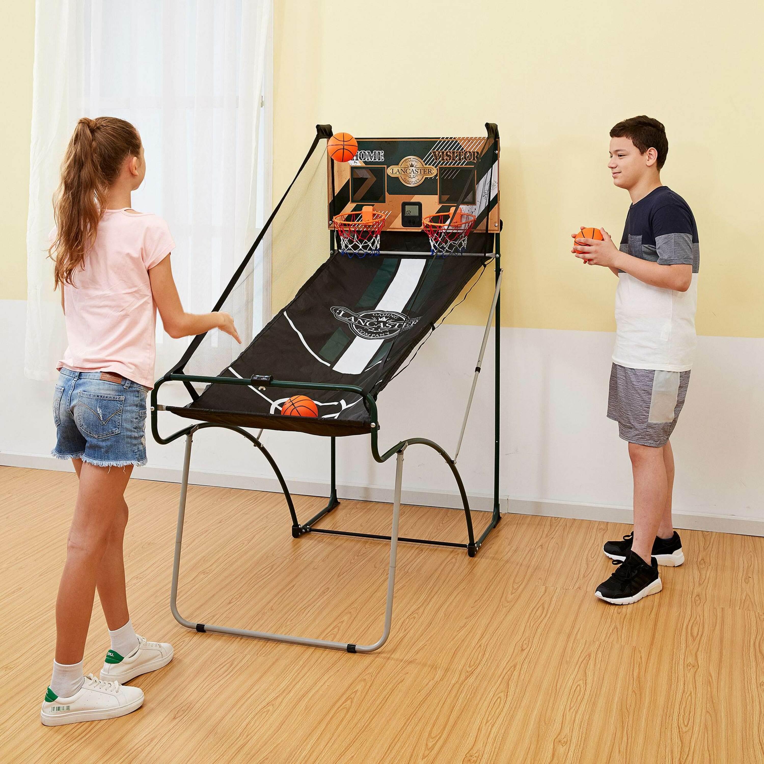 Lancaster Gaming Lancaster Gaming 2 Player Battery Powered Basketball Arcade Game