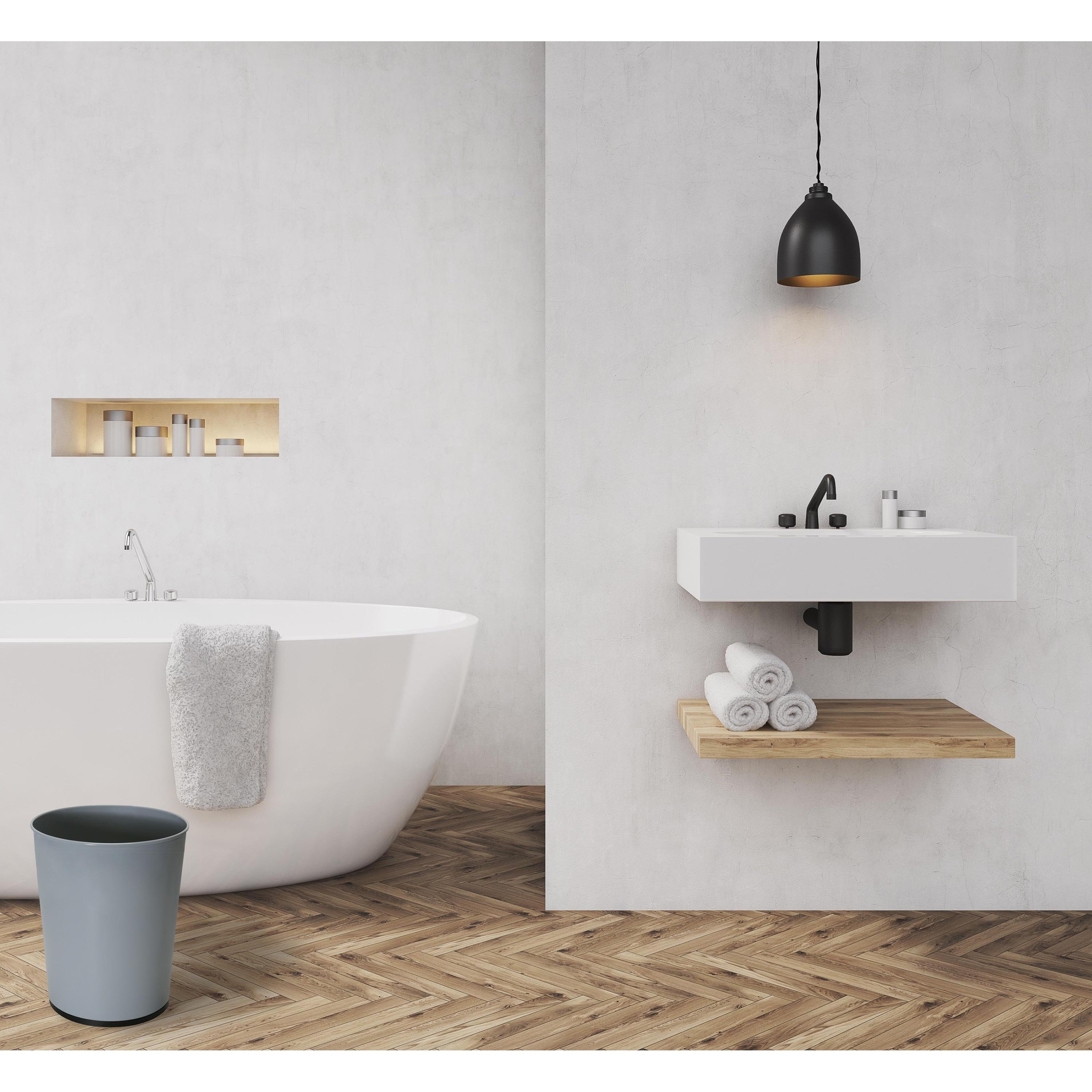 Bath Bliss Bath Bliss Metal Open Waste Basket - 1.32 Gallons