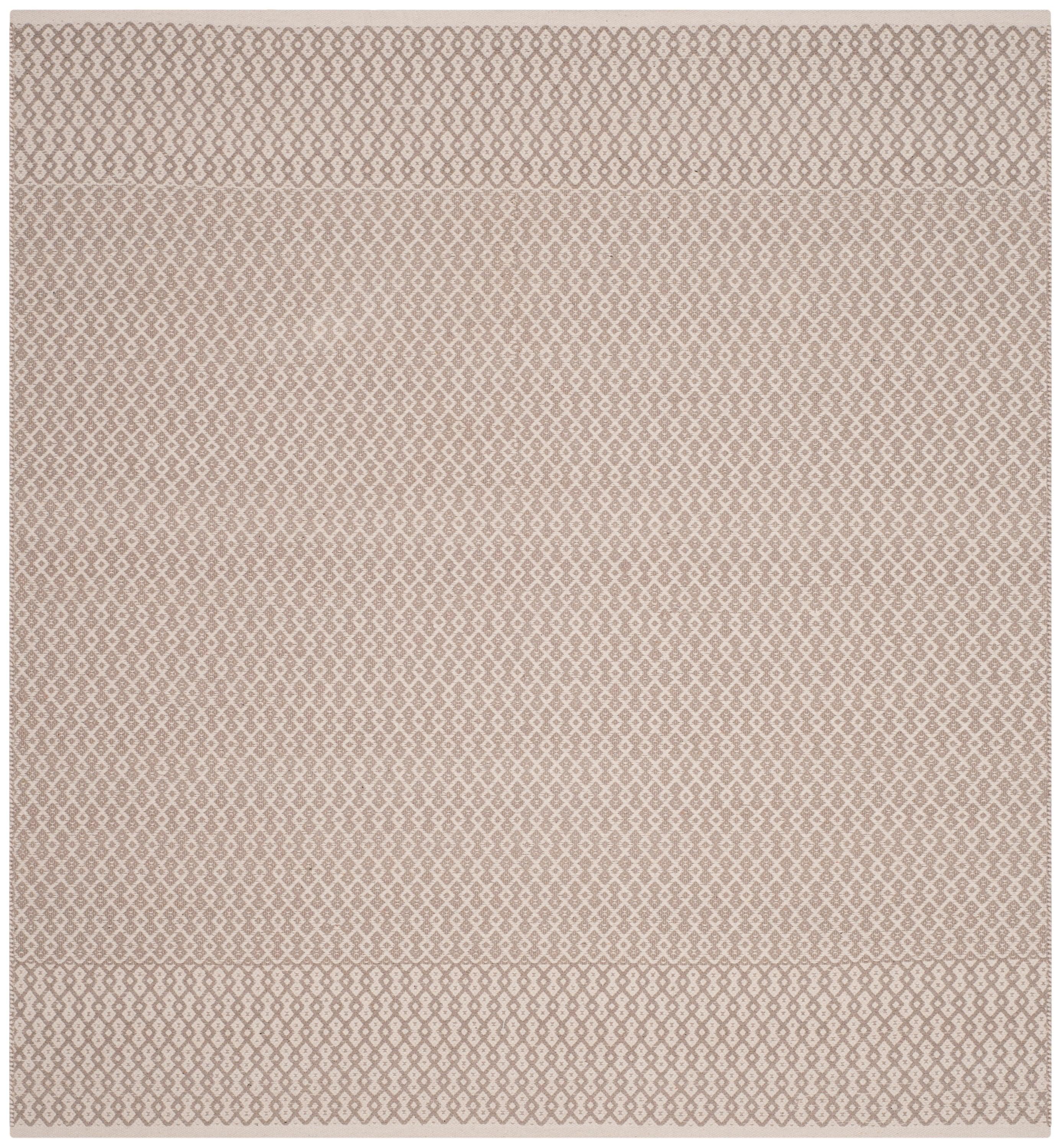 Montauk MTK339 Hand Woven Indoor Area Rug - Ivory/Grey - 6'x6' - Safavieh