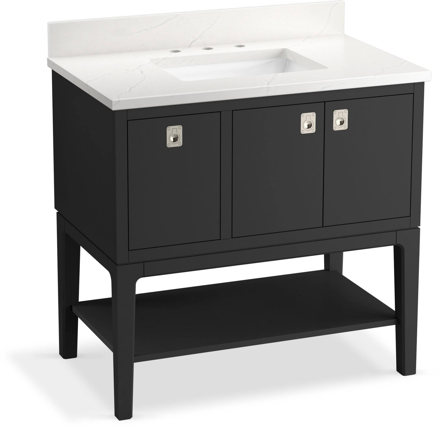 Seagrove By Studio McGee 36 in. Bathroom Vanity Cabinet With Sink And Quartz Top
