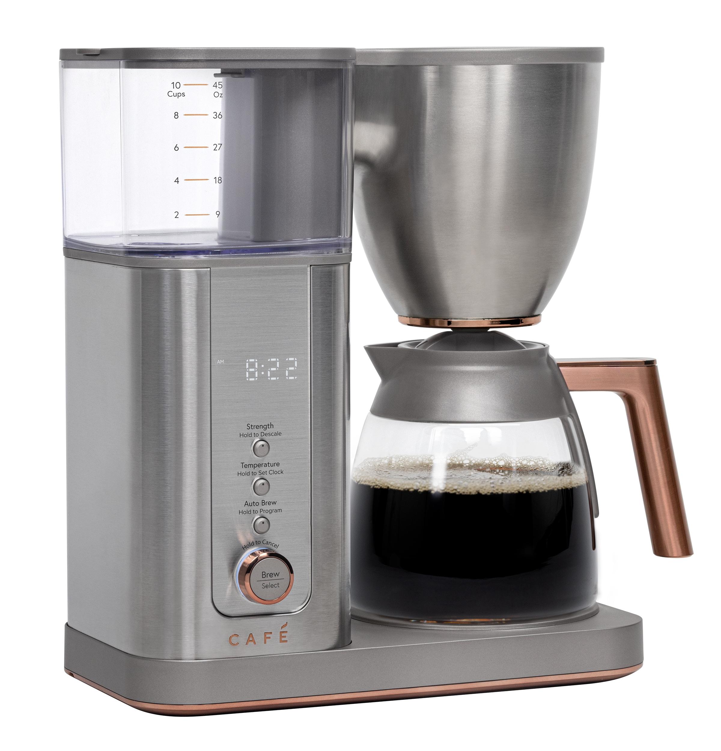 Café C7CDABS2RS3 Café 10-Cup Specialty Drip Coffee Maker with Glass Carafe