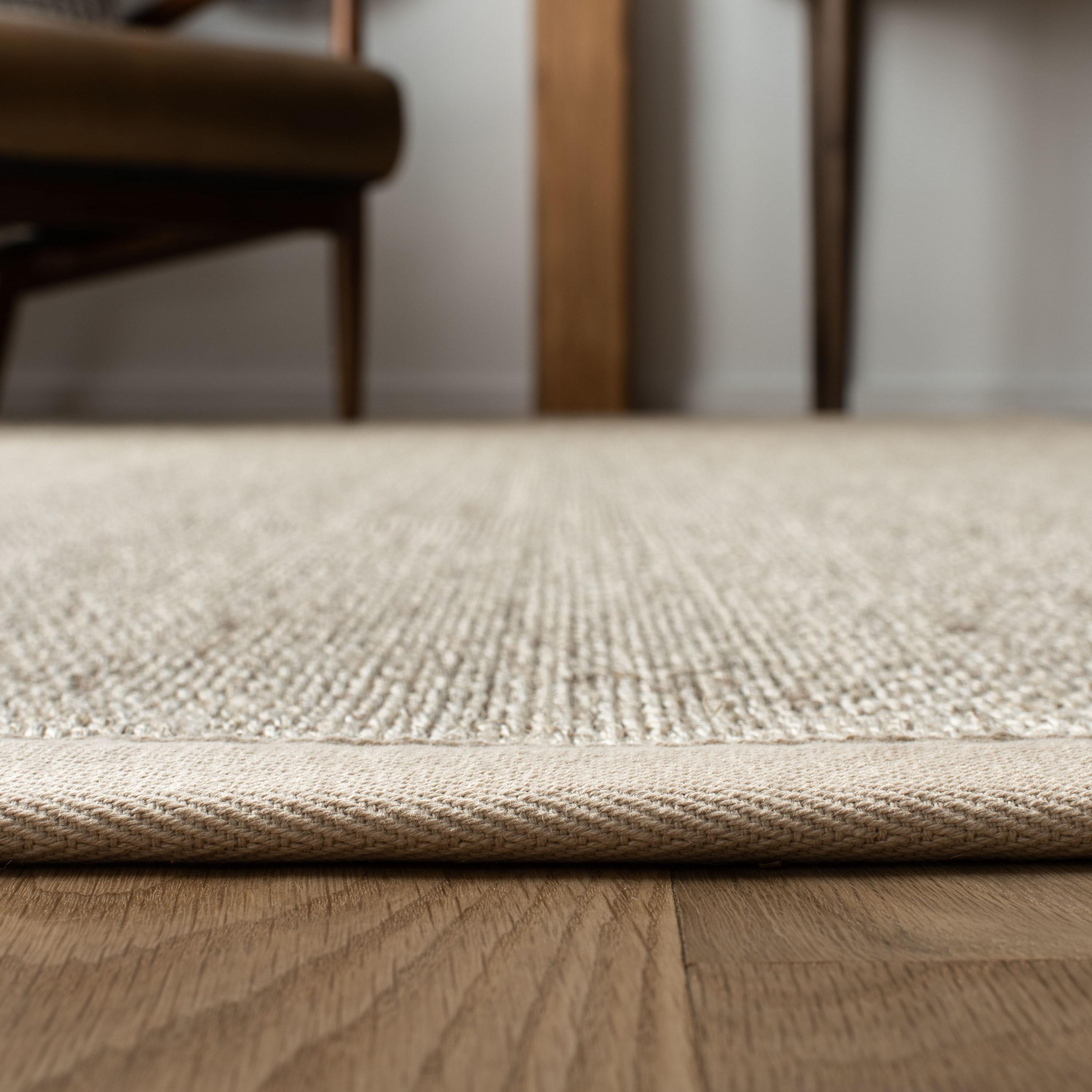 Natural Fiber NF143 Power Loomed Indoor Area Rug - Marble/Beige - 6' Round - Safavieh