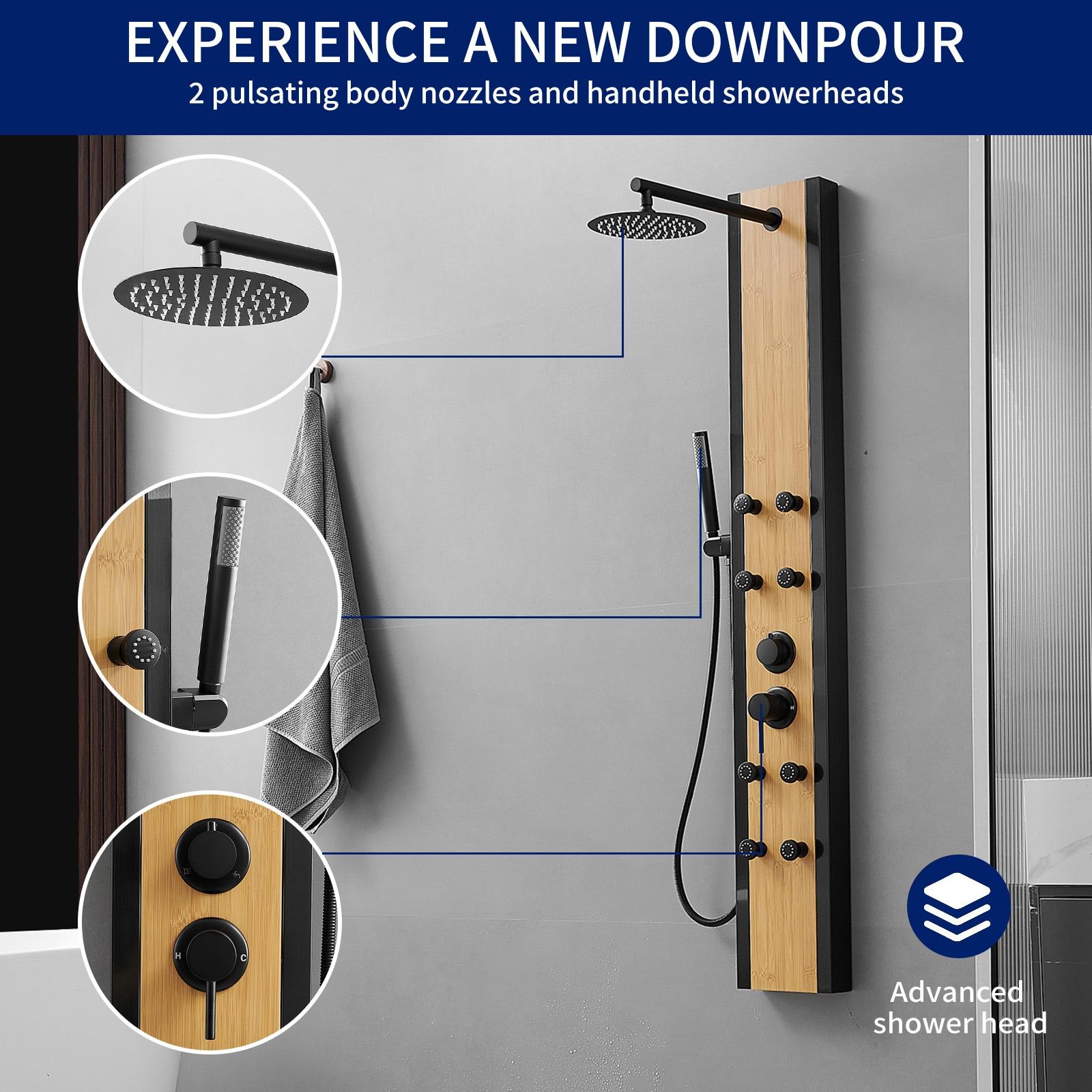 60.55'' Shower Panel with Adjustable Shower Head