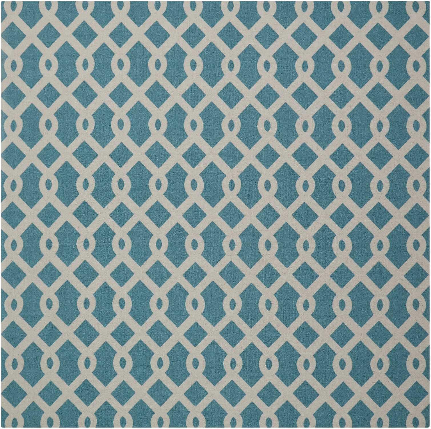 Easterly Geometric Blue/White Outdoor Area Rug