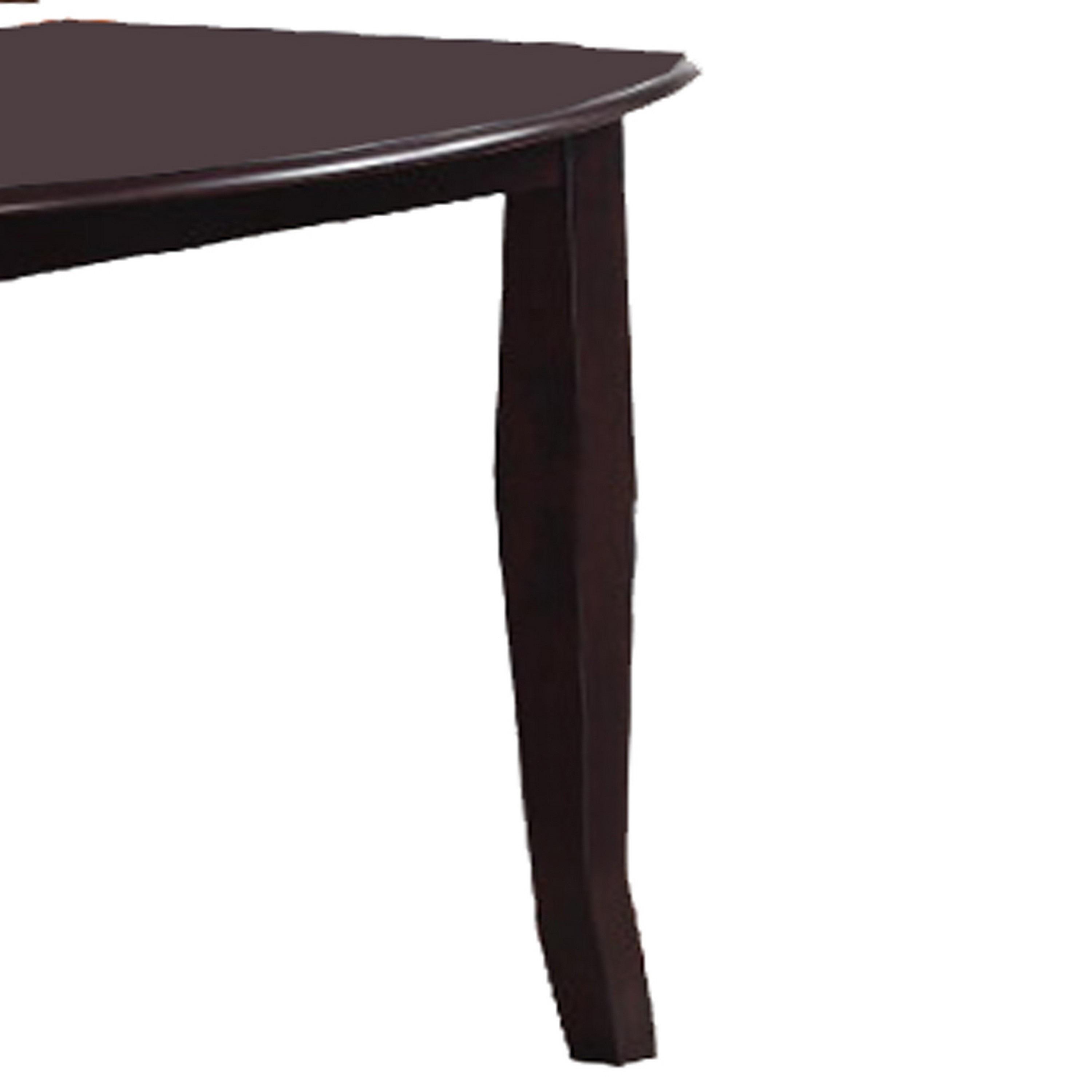 Benjara Opulent Anacardium Wood Dining Table, Brown