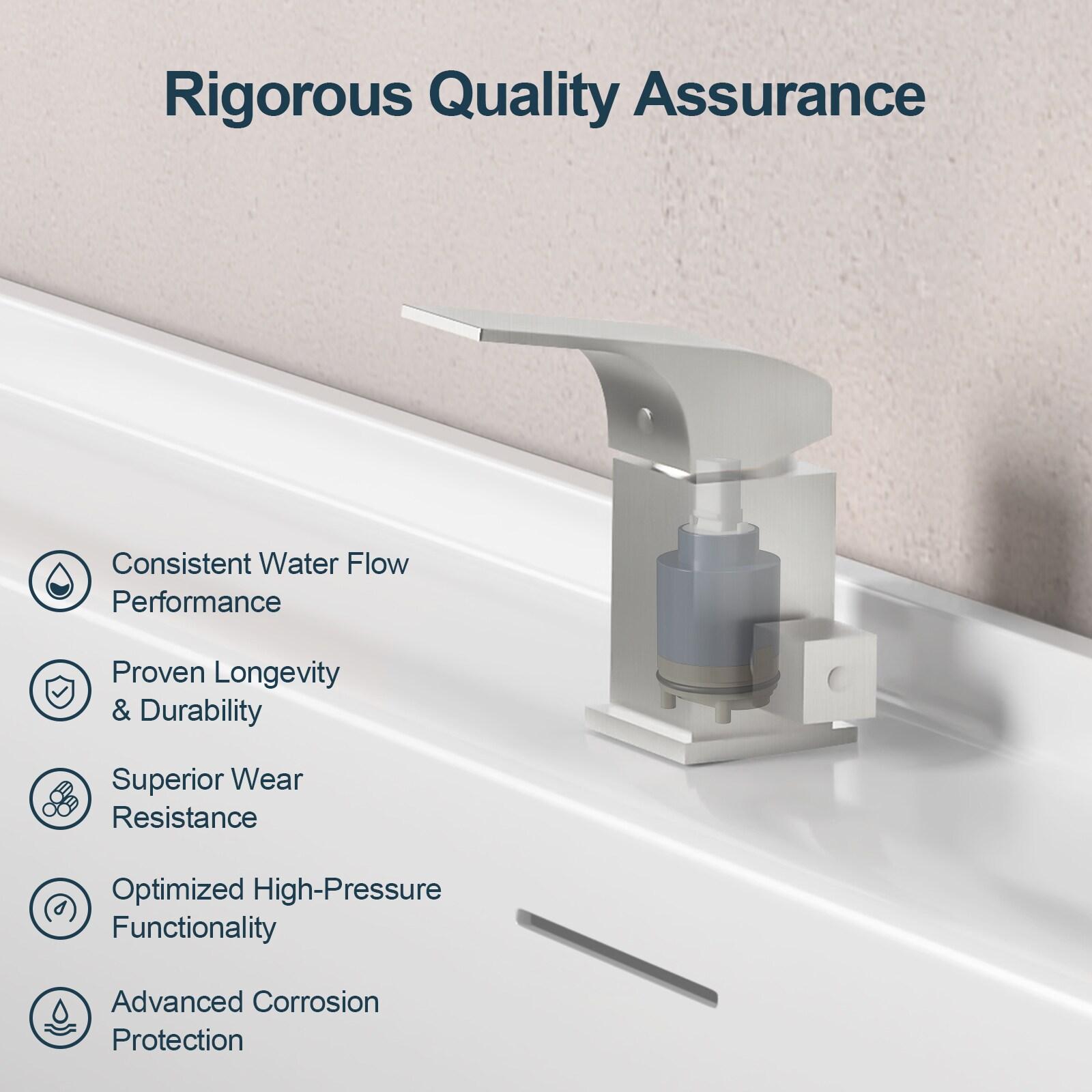 GRANDJOY Complete Shower System, 10" and 6" Dual Wall Mount Rain Shower Faucets with Handheld Shower Spray, High Pressure in Matte Black