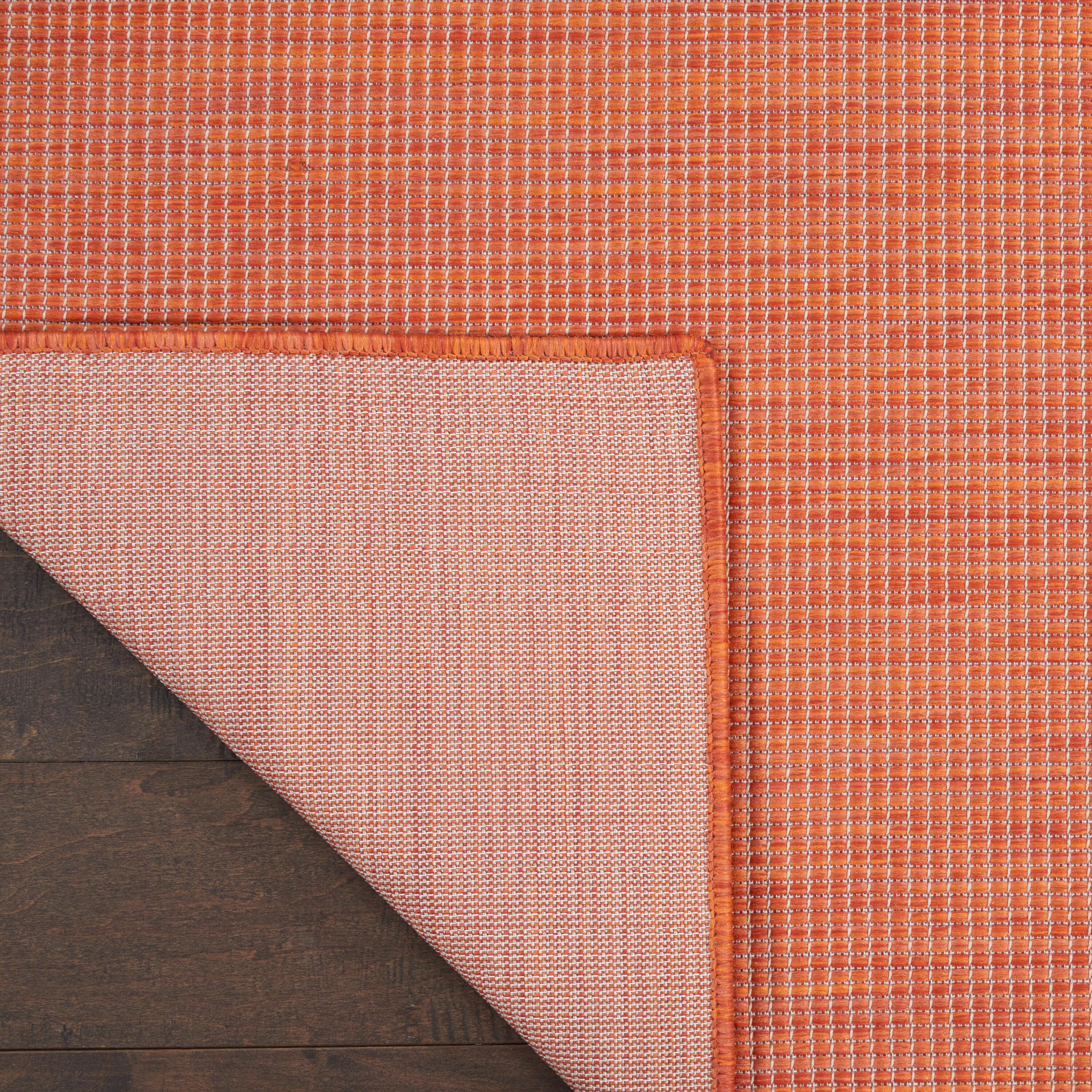 Nourison Positano POS01 Indoor/outdoor Area Rug - Terracotta 4' x 6'