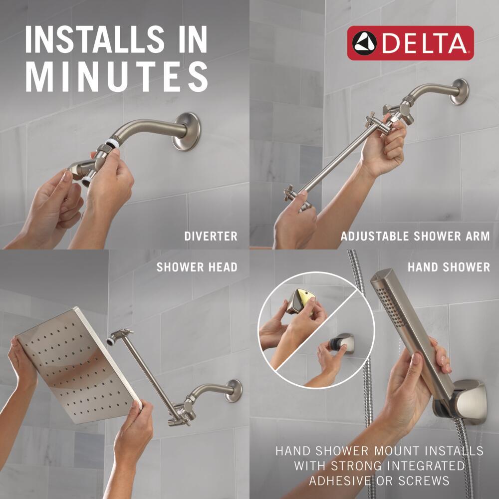 10-inch Raincan Shower Head and Hand Held Shower Combo, Rainfall Shower Head and Hand Shower
