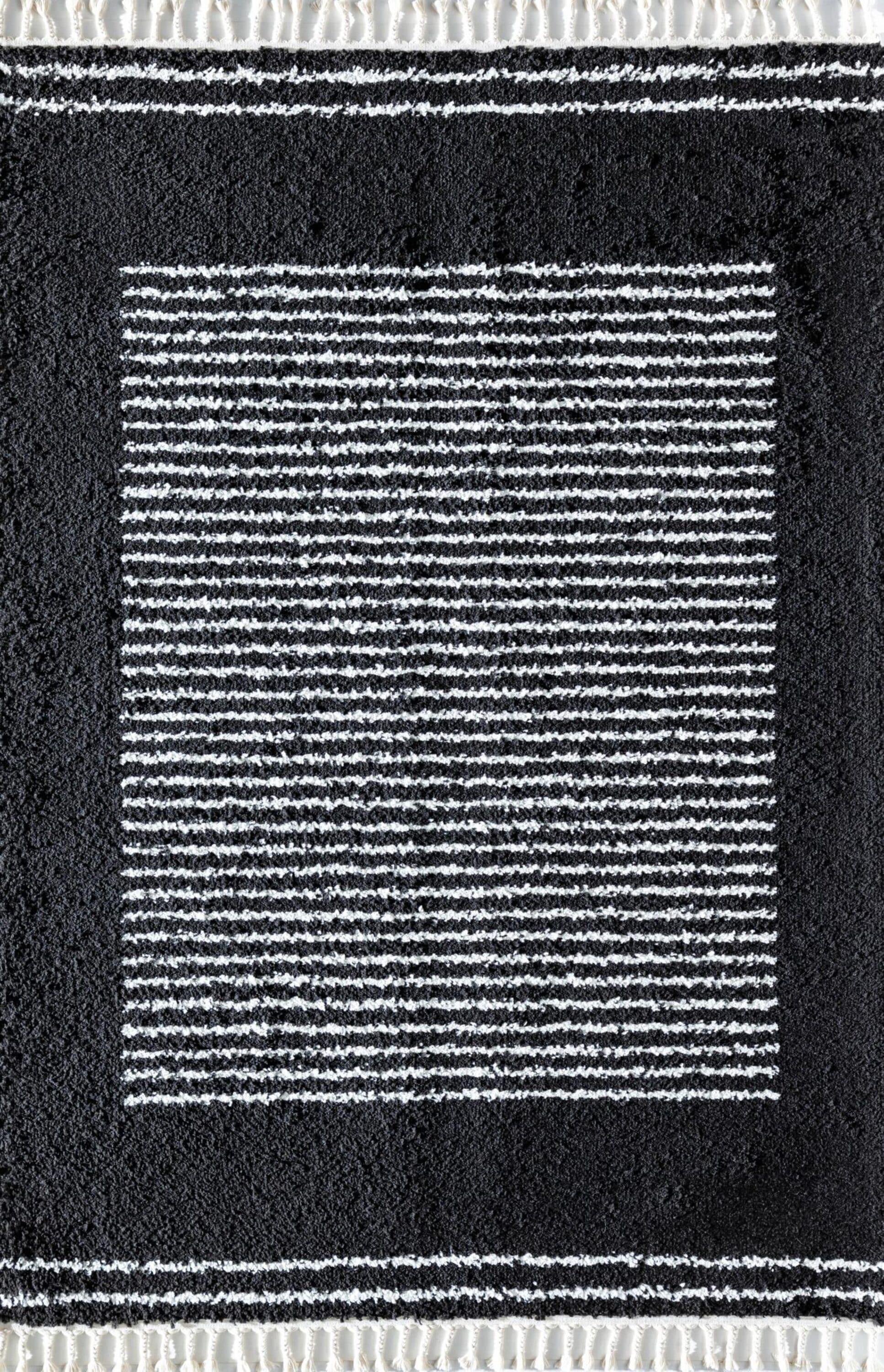 Colletti Bennett Modern Ebony Twilight Area Rug