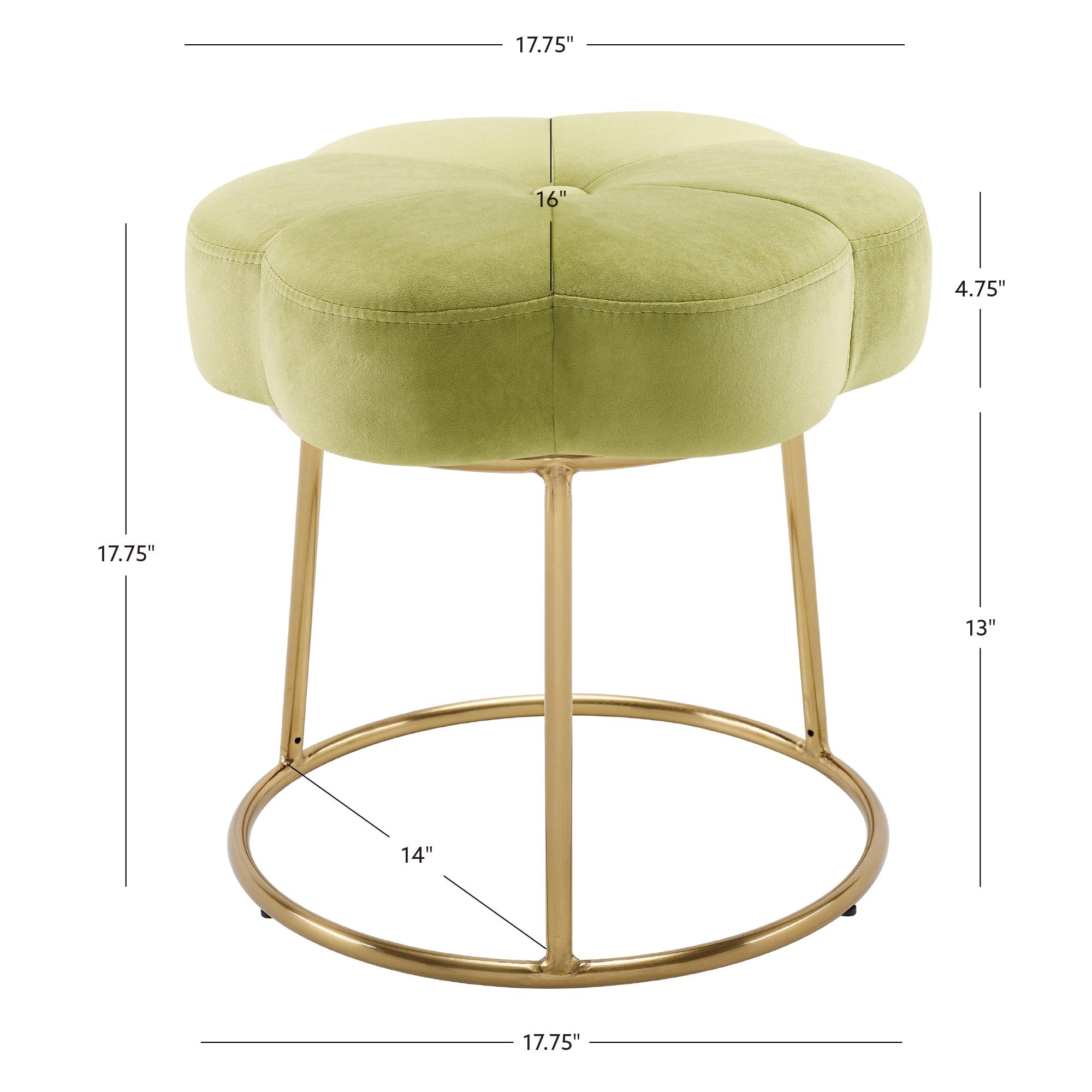 Ciara Flower Vanity Stool