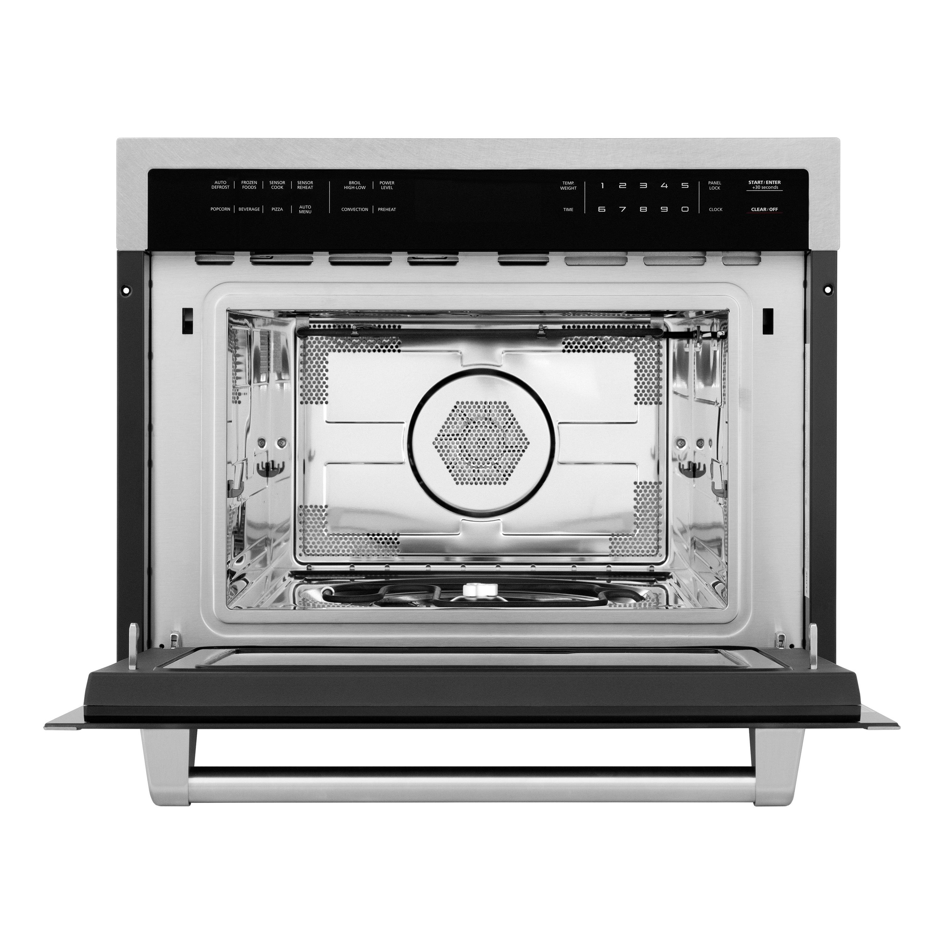 ZLINE 24" 1.6 cu ft. Built-in Convection Microwave Oven with Speed and Sensor Cooking