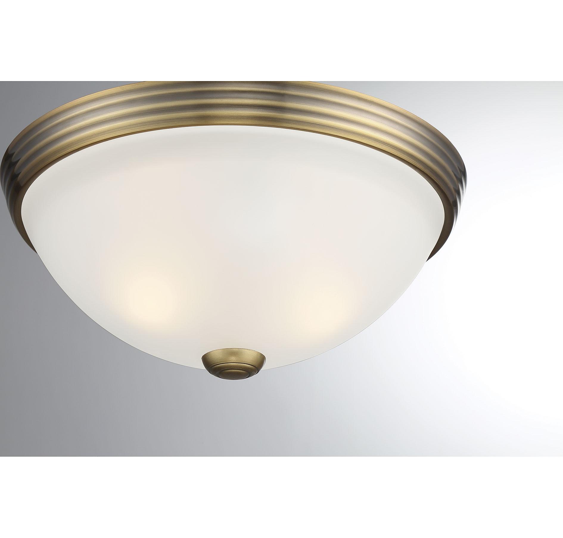 Savoy House NULL 2 - Light Flush Mount in  Warm Brass