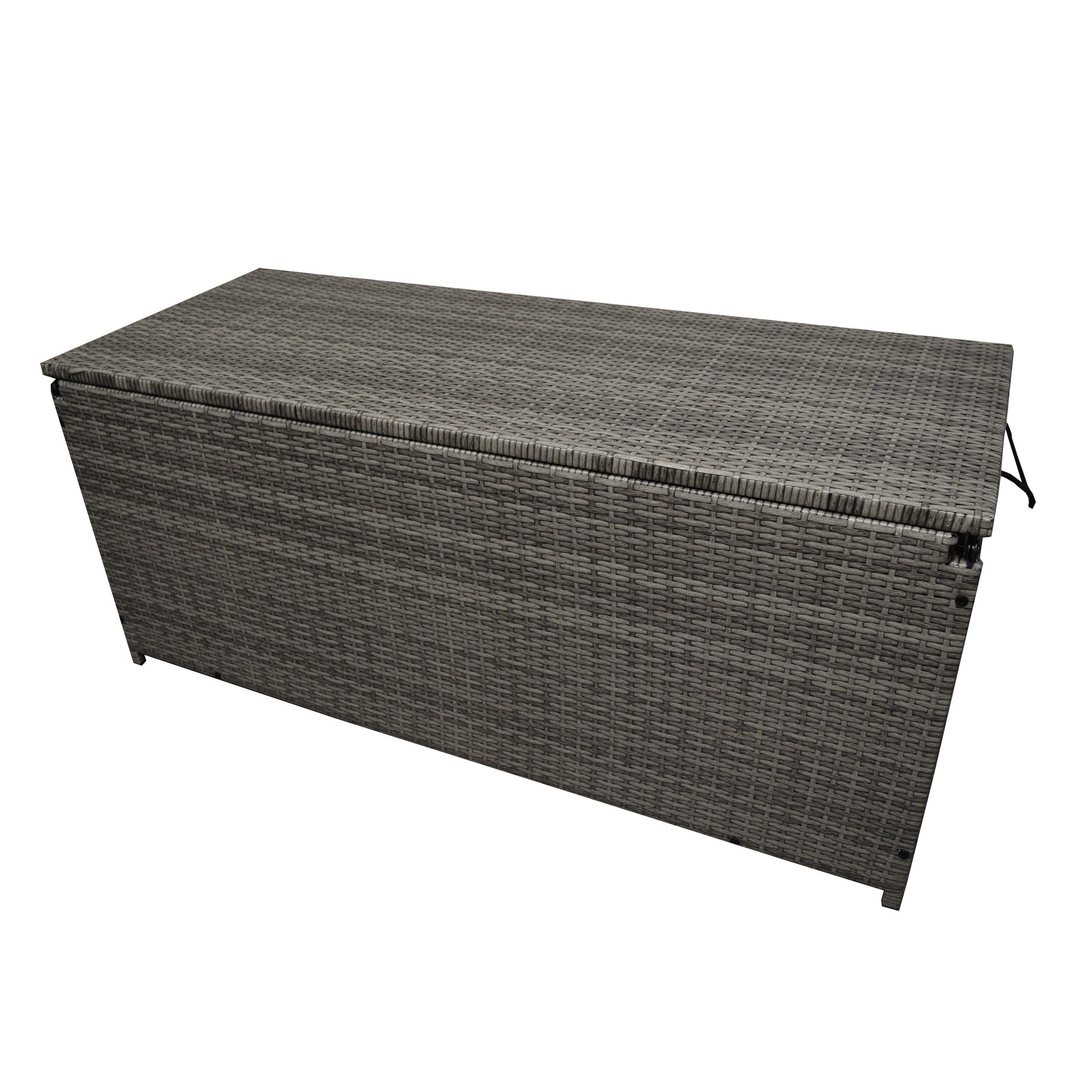 Oakland Living Oakland Living 53'' W 113 Gallons Water Resistant Wicker Deck Box