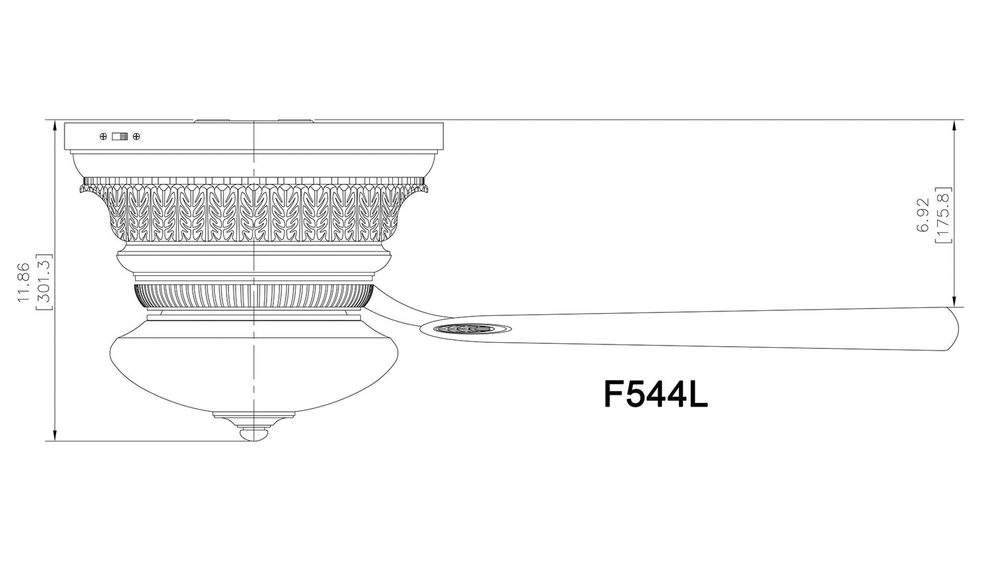 Minka Aire Calais™ 5 - Blade Standard Ceiling Fan and Light Kit Included