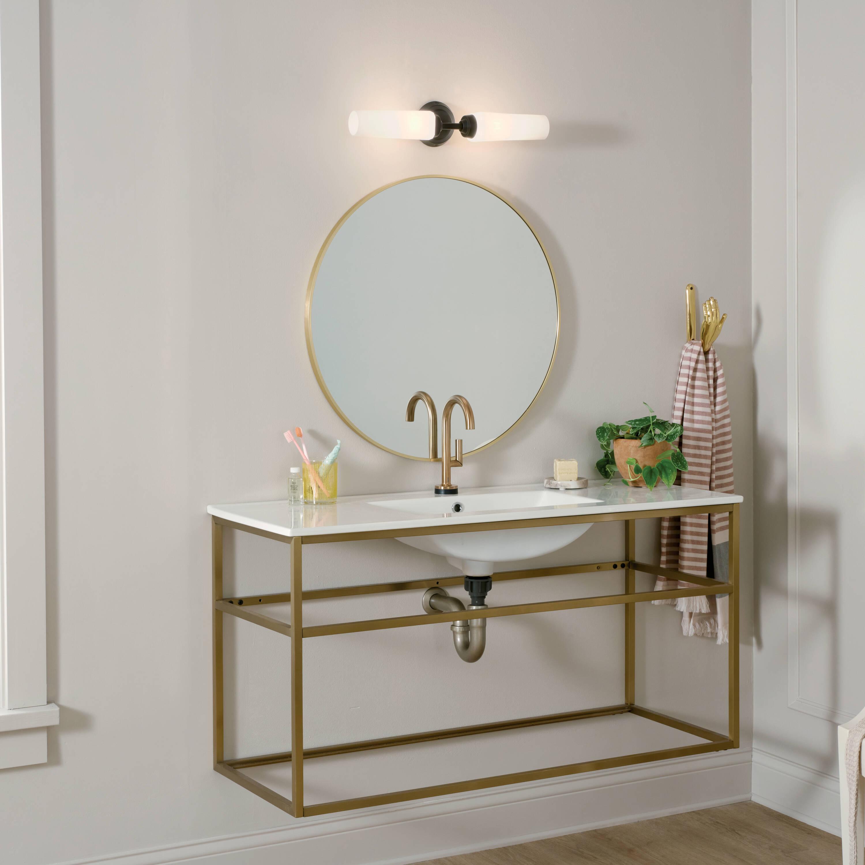 Kichler Lighting Truby 2 - Light Vanity in  Black
