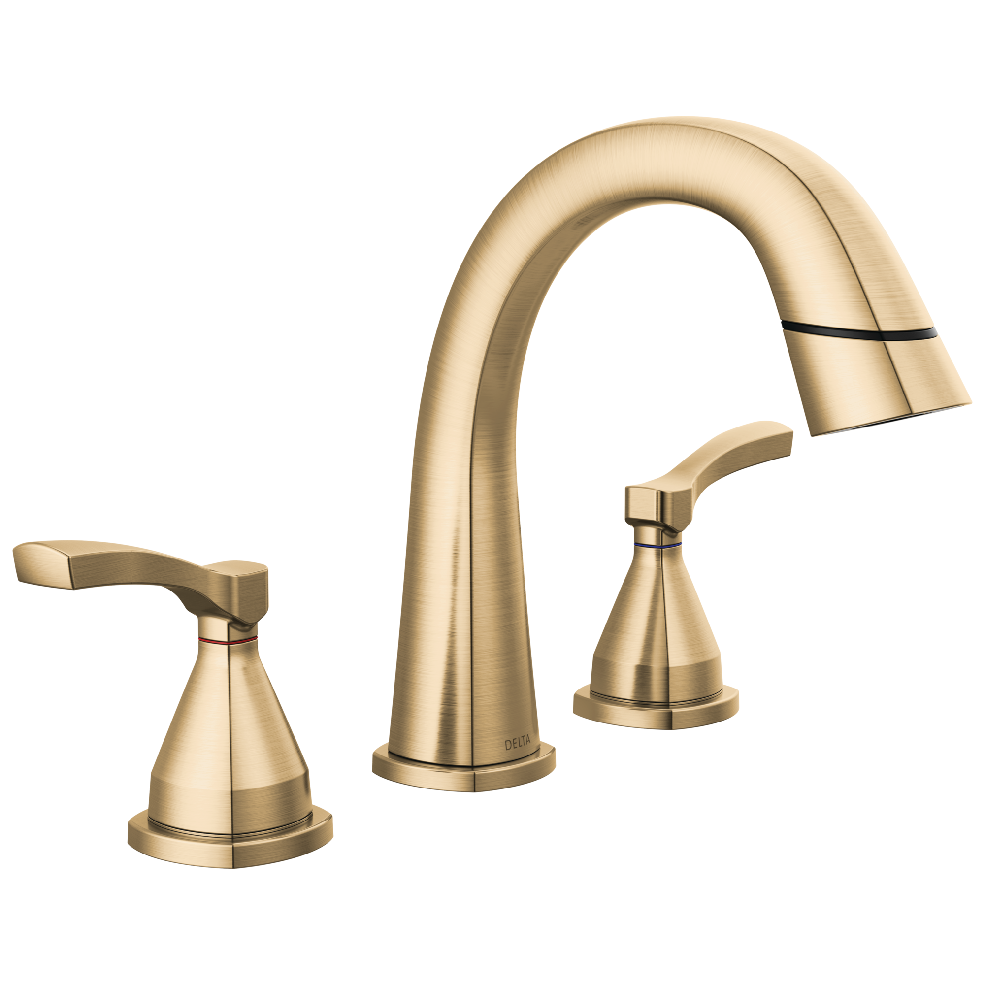 Stryke Widespread Bathroom Faucet with Drain Assembly and DIAMOND™ Seal Technology