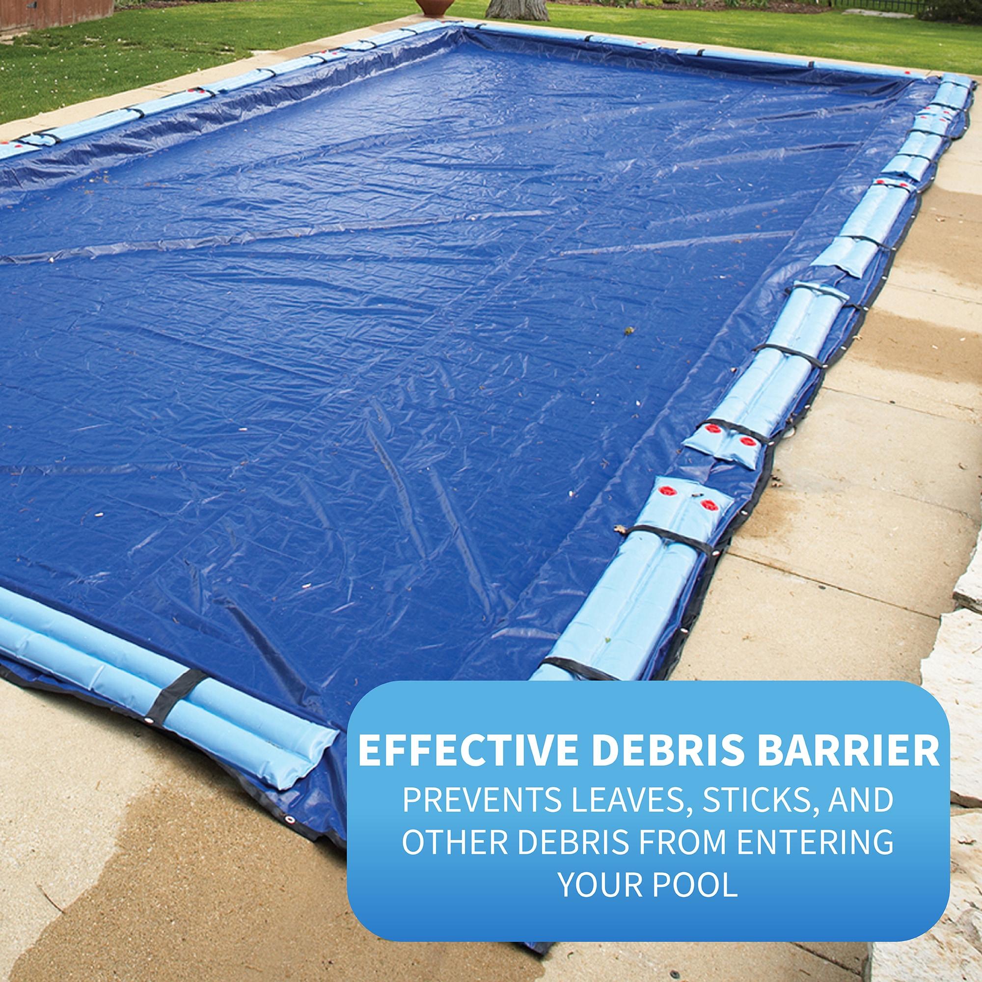 Blue Wave Products 15-Year Rectangular In Ground Pool Winter Cover