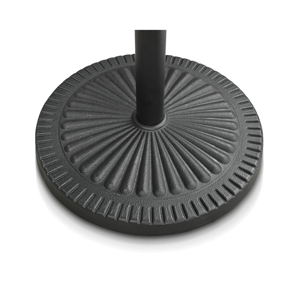 Black Heavy Duty Plastic Patio Umbrella Base