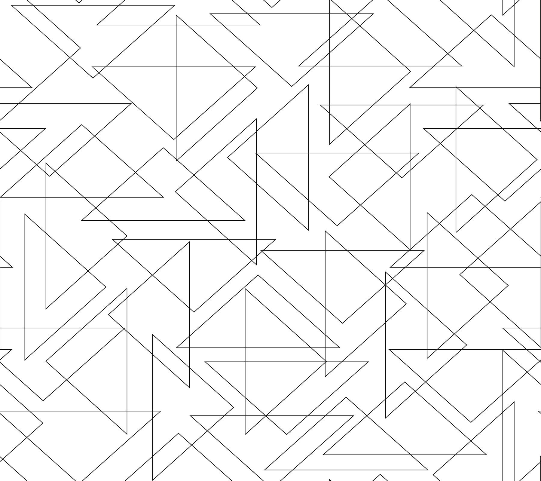 Peel & Stick Geometric Wallpaper