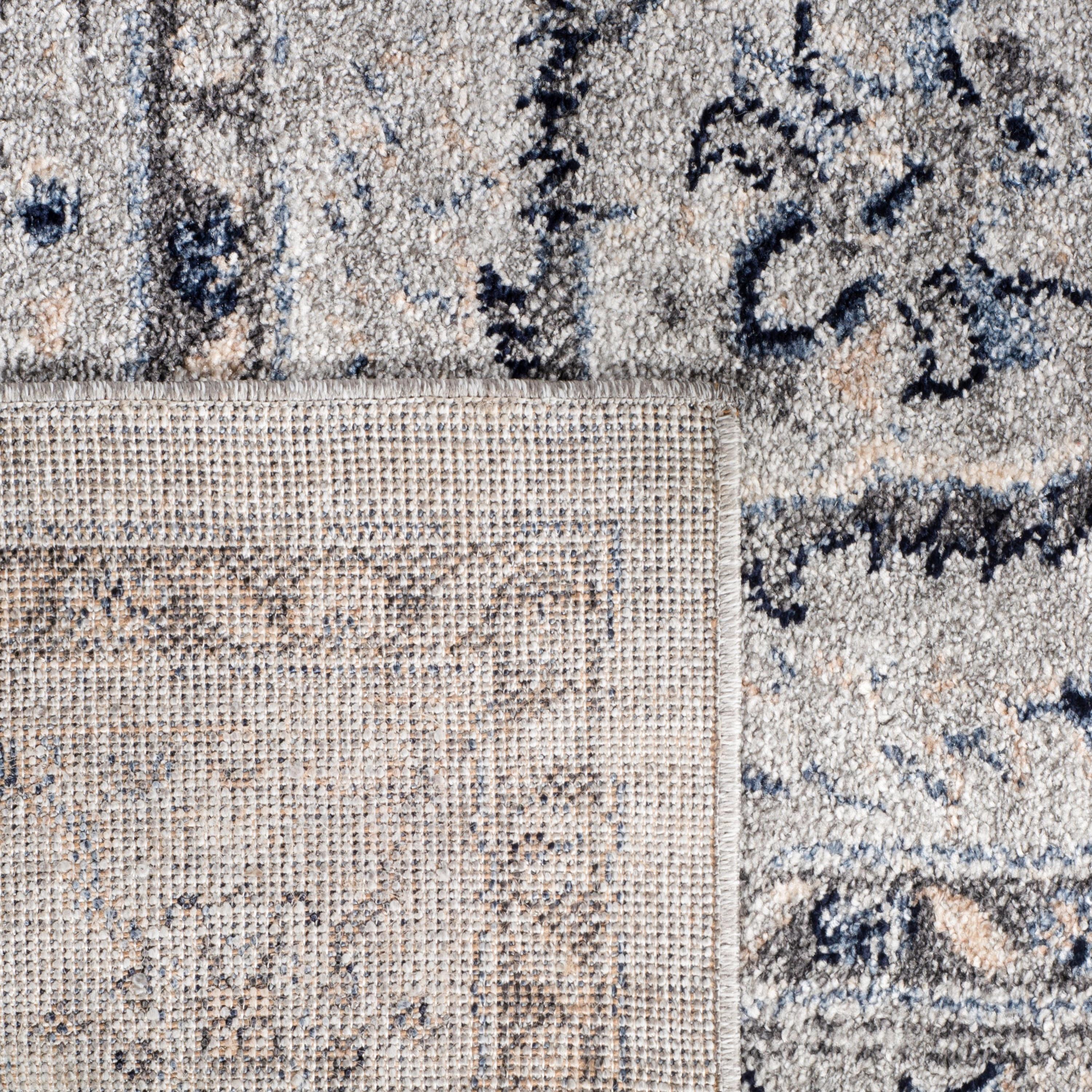 Charleston CHL411 Loomed Indoor Area Rug - Grey/Dark Grey - 5'3"x7'6" - Safavieh