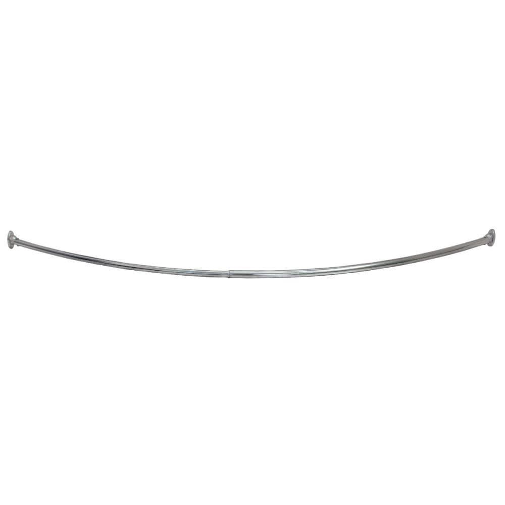Design House Design House  63" Adjustable Curved Fixed Shower Curtain Rod