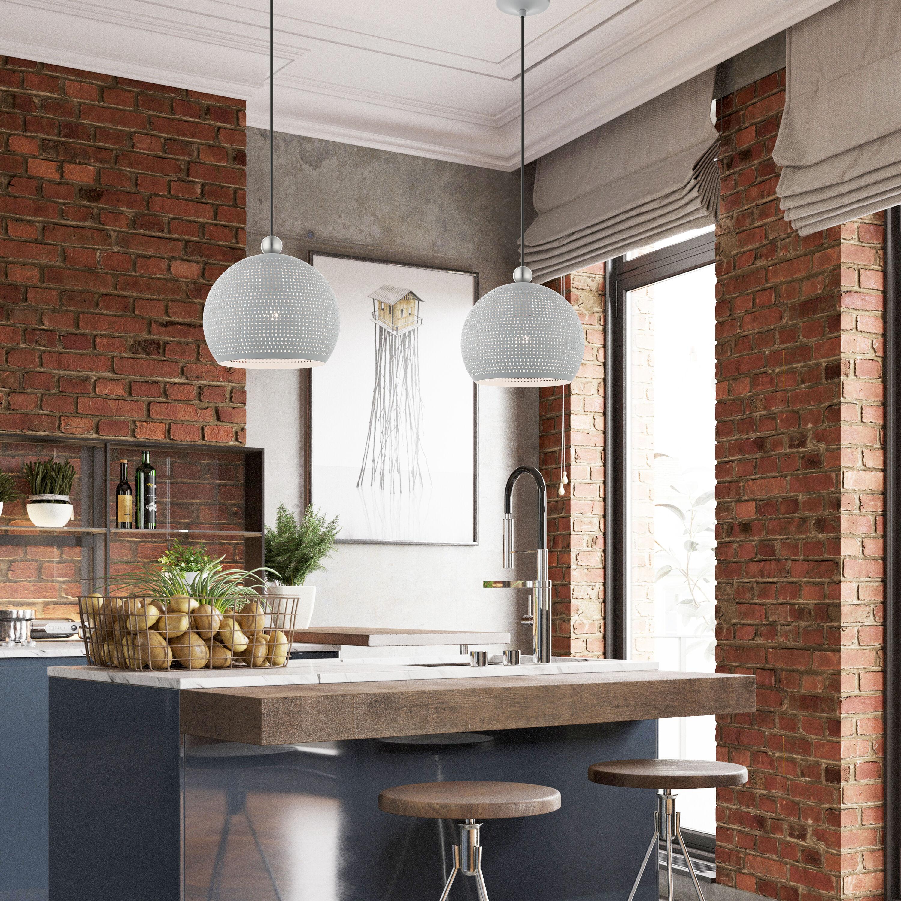 Livex Lighting Dublin 1 - Light Pendant in  Nordic Gray