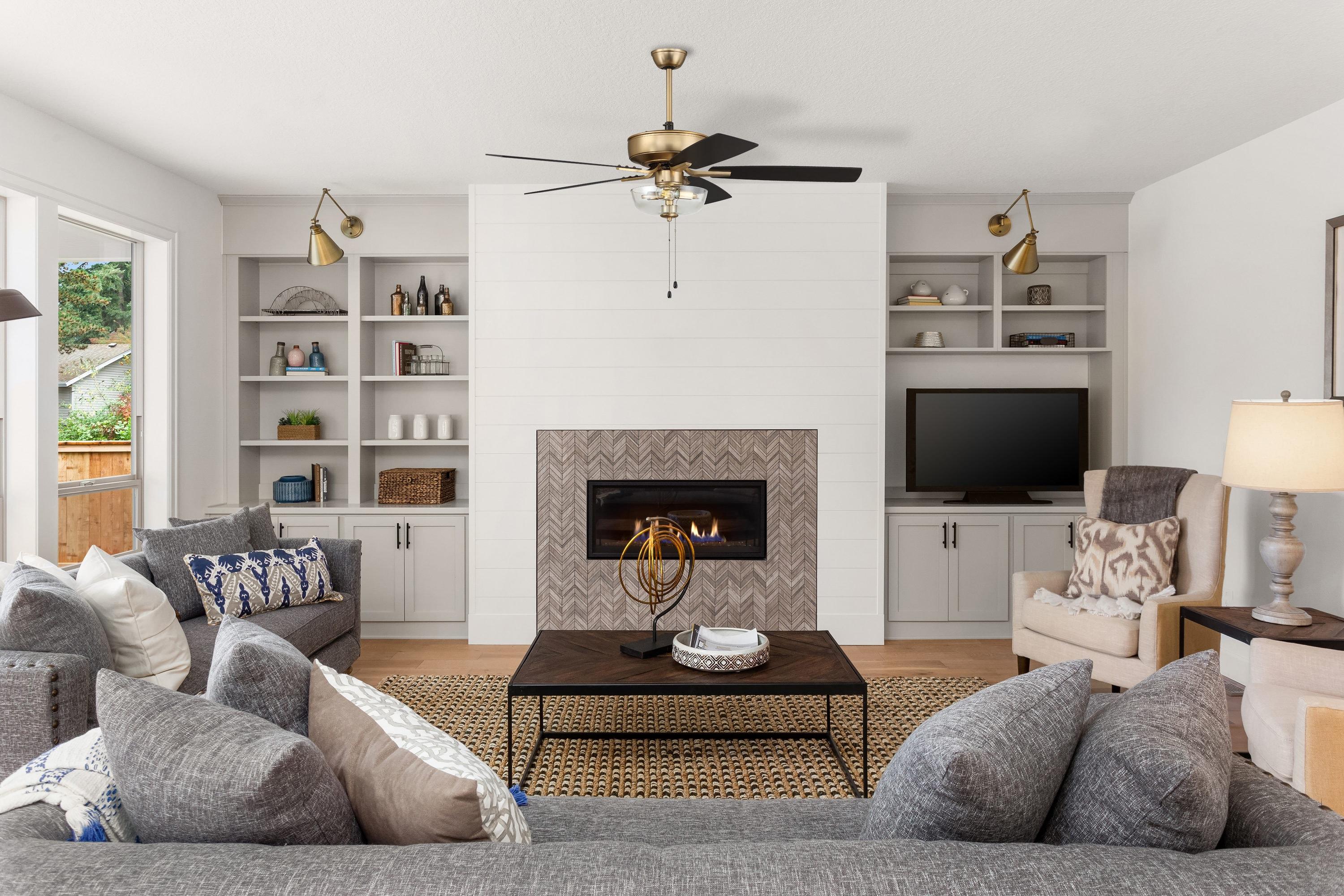 Pro Plus 101 Clear Bowl Light Kit 52'' Ceiling Fan with Light Kit