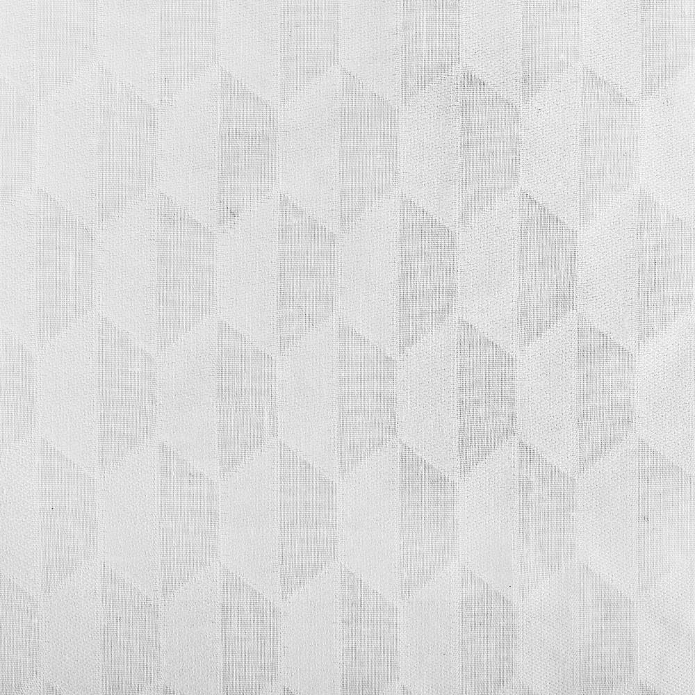 Scott Living Scott Living Verge Geometric Clipped Jacquard Semi-Sheer Rod Pocket Curtain Panel