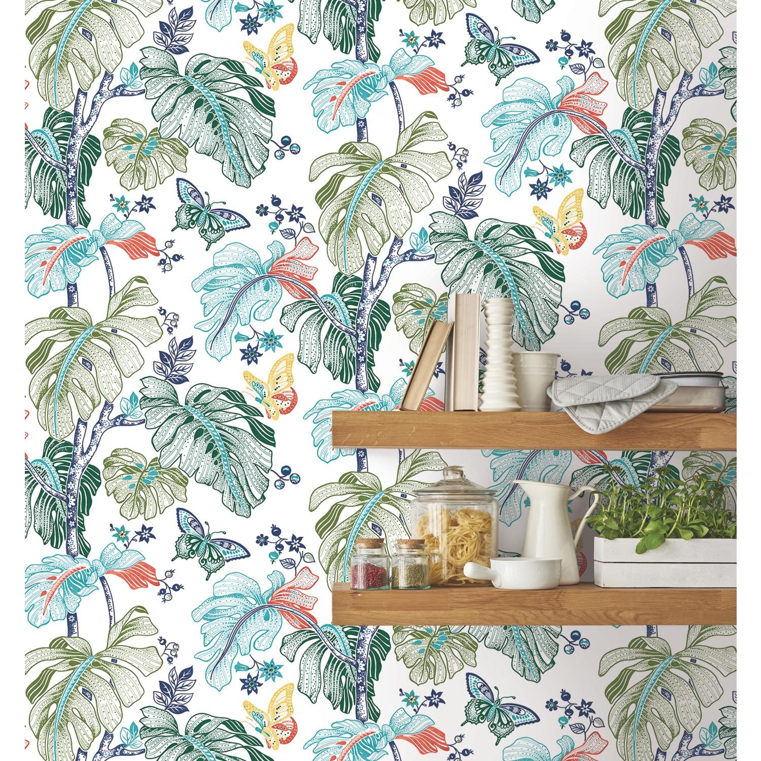 Boho Palm Peel and Stick Wallpaper