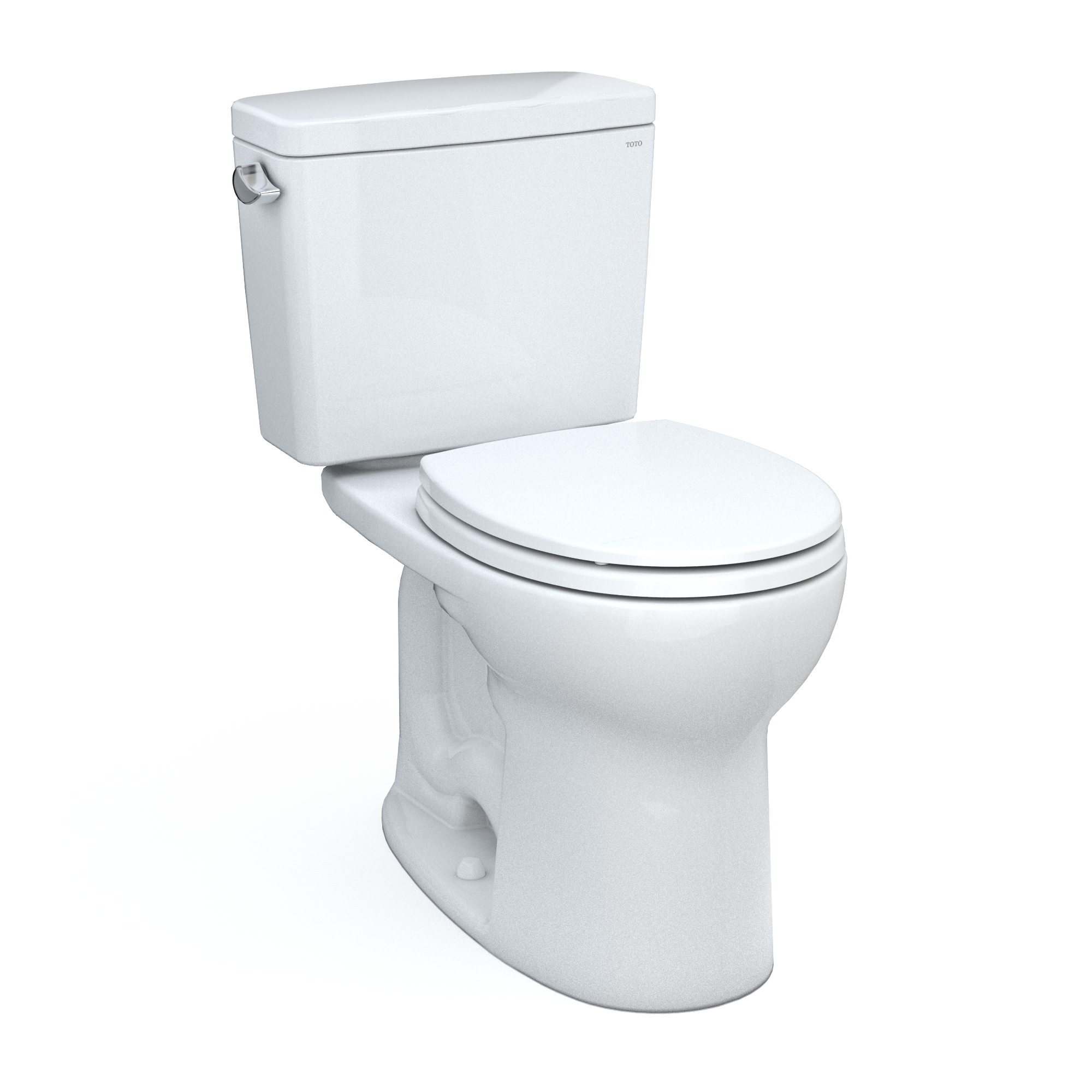 Drake® 1.6 GPF Round Two-Piece Toilet with Tornado Flush (Seat Not Included)