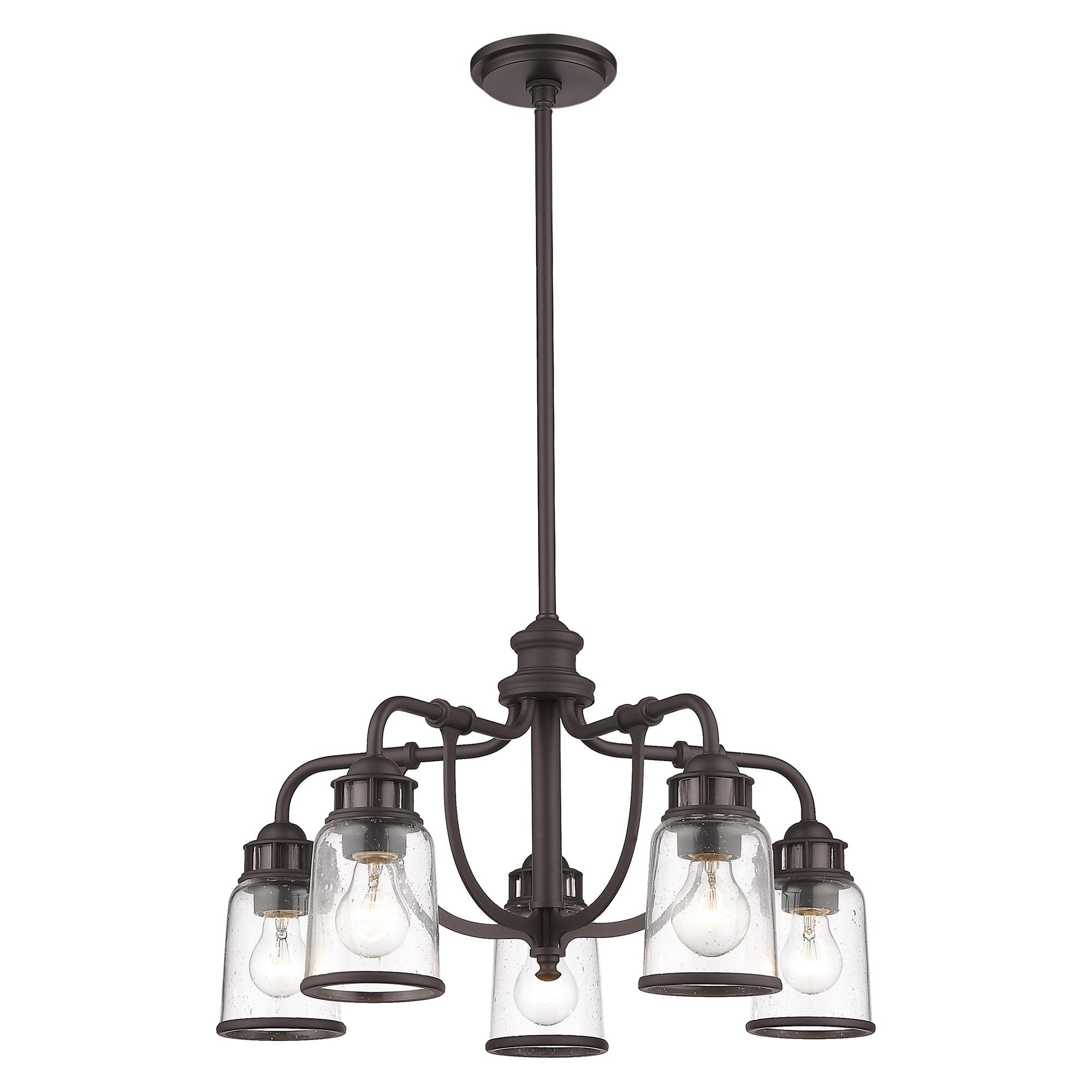 Livex Lighting Lawrenceville 5 - Light Chandelier in  Bronze