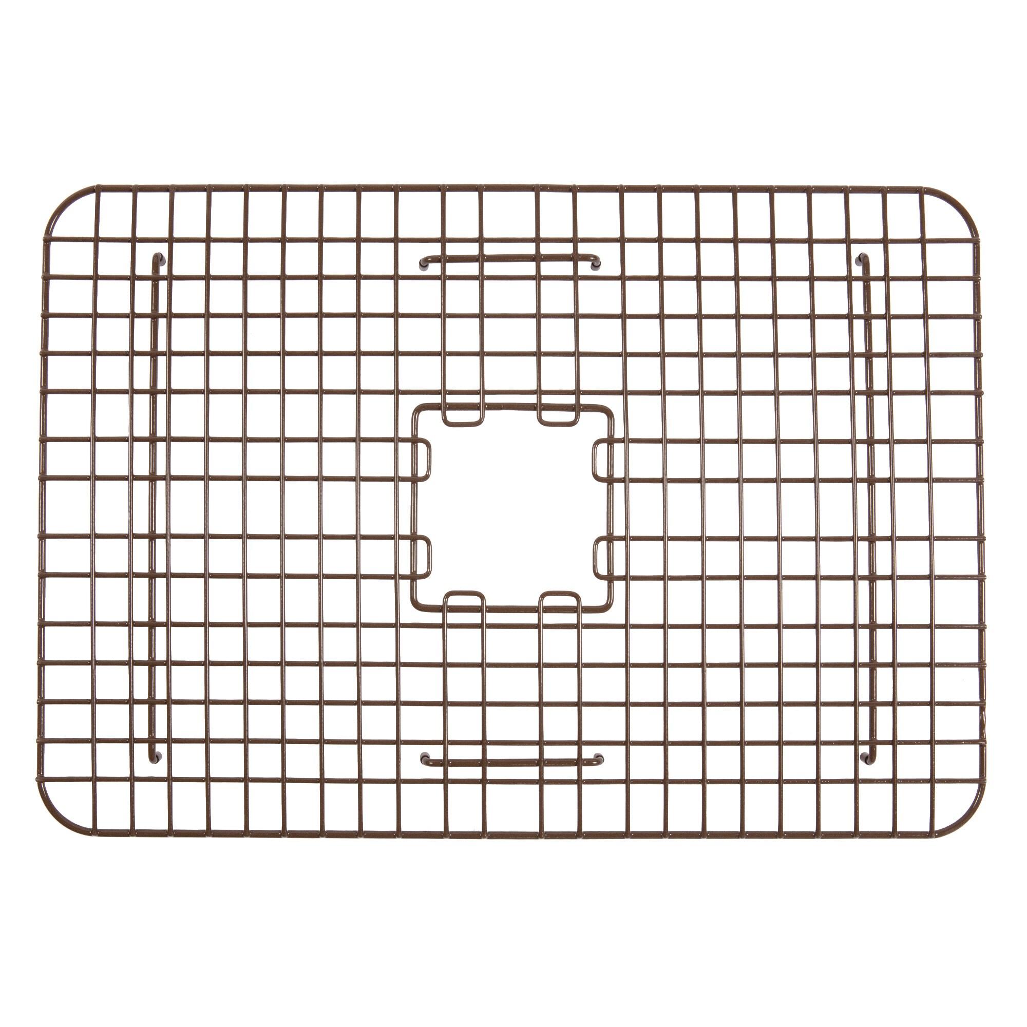 SinkSense Foster Antique Brown 25" x 17" Kitchen Sink Bottom Grid