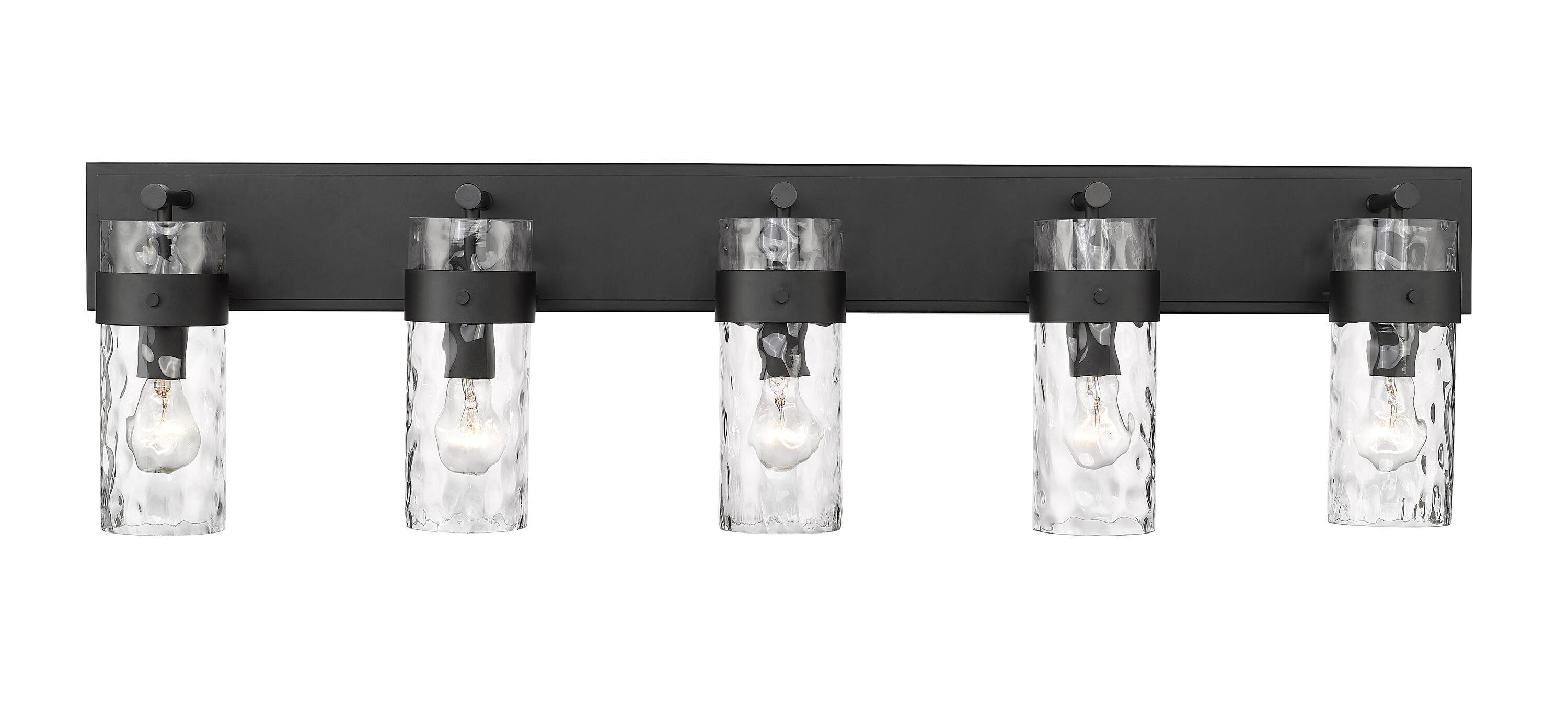 Z-Lite Fontaine 5 - Light Vanity in  Matte Black